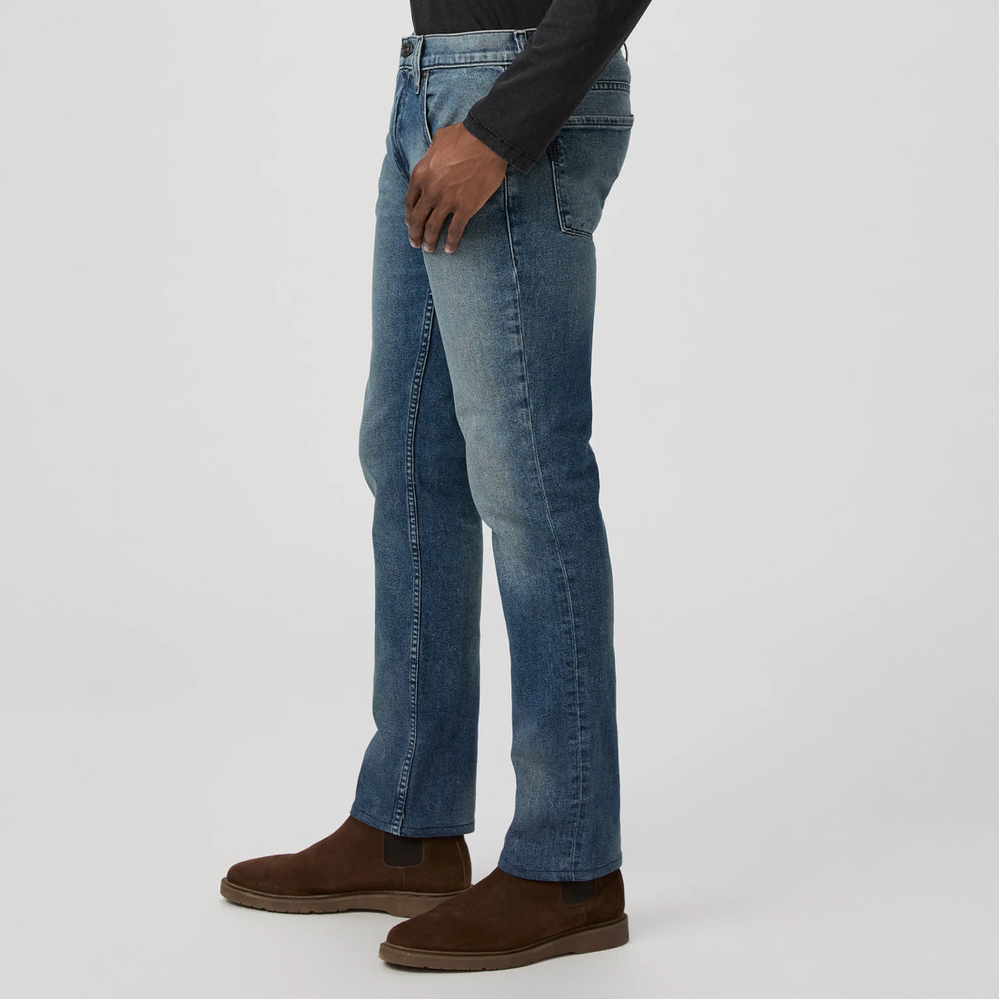 Lennox - Cheo - Slim Fit Five Pocket Blue Stone Wash Heritage Jean - PAIGE