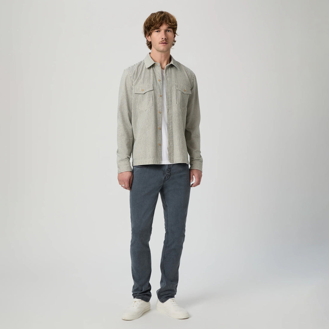 Lennox - Vintage Tidal Wave - Transcend Five Pocket Pant - PAIGE - Boutique Jacques International