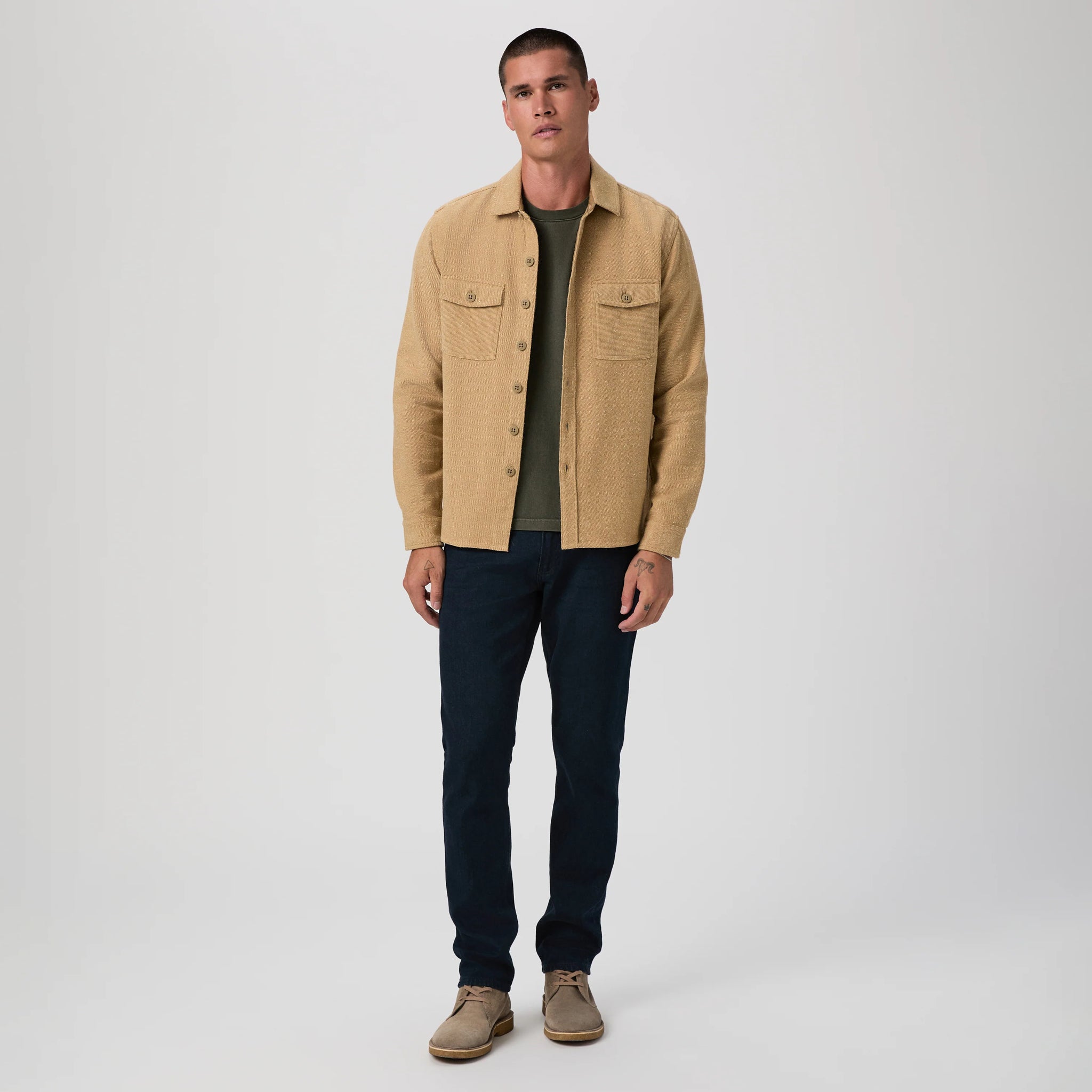 Bromley Federal Straight Fit Transcend Dark Wash Jeans - PAIGE
