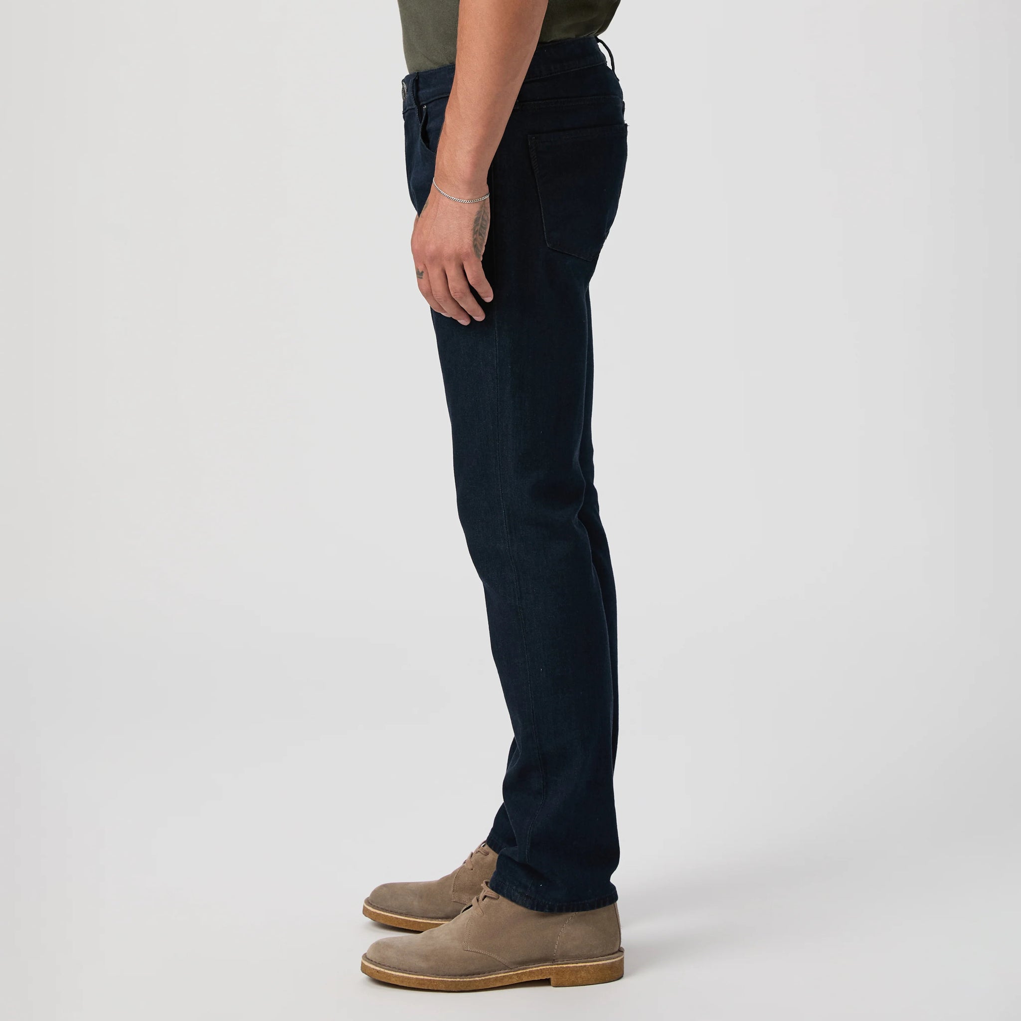 Bromley Federal Straight Fit Transcend Dark Wash Jeans - PAIGE