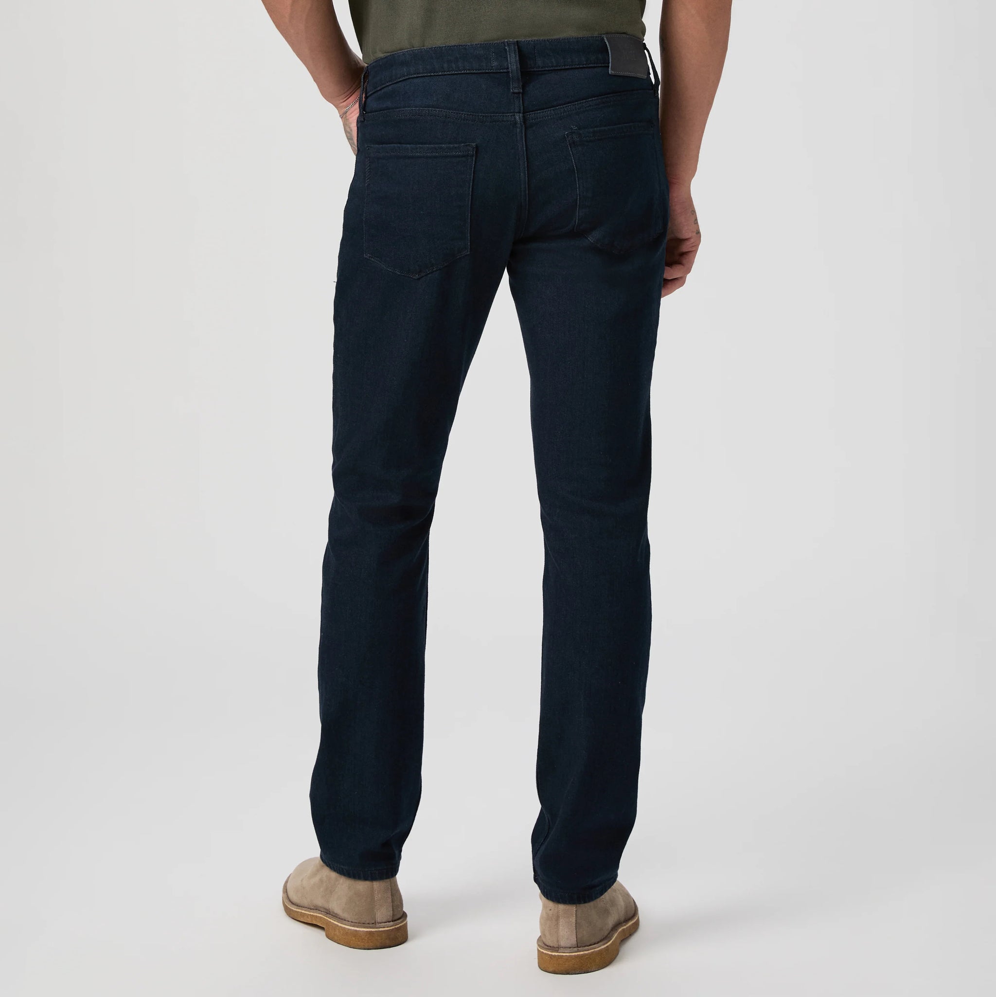 Bromley Federal Straight Fit Transcend Dark Wash Jeans - PAIGE