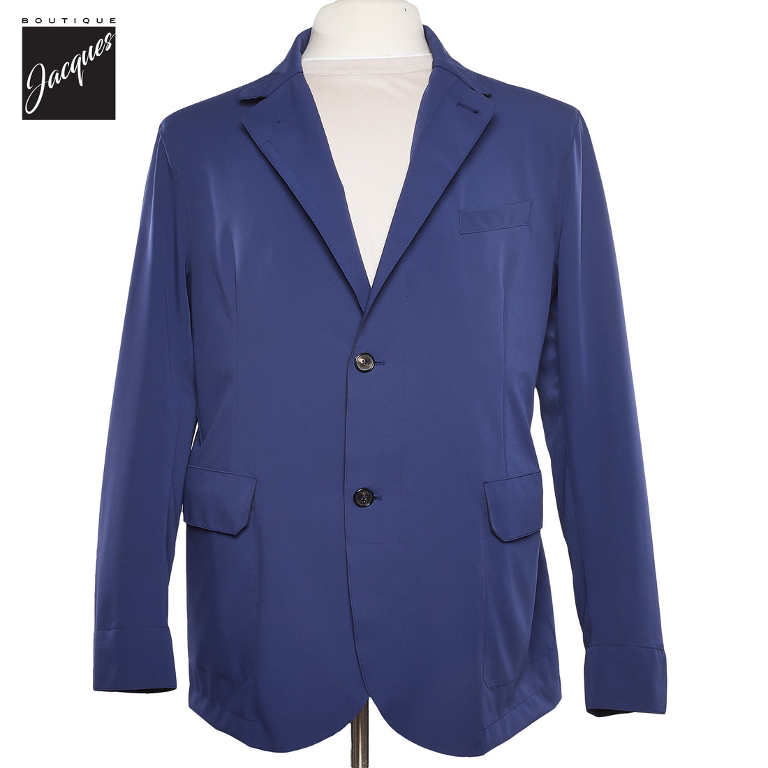 High Blue Nylon Technical Chore Jacket - MANTO