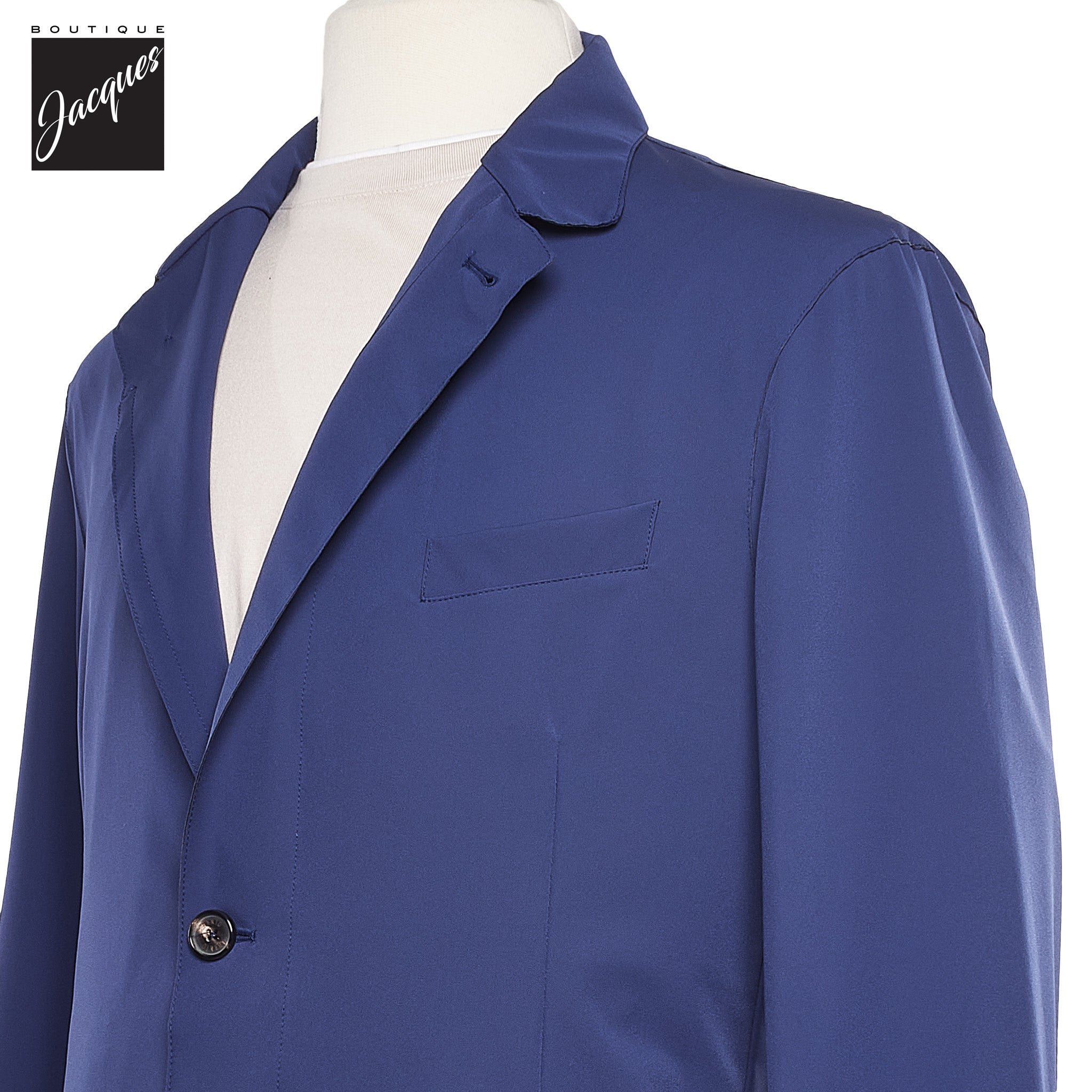 High Blue Nylon Technical Chore Jacket - MANTO
