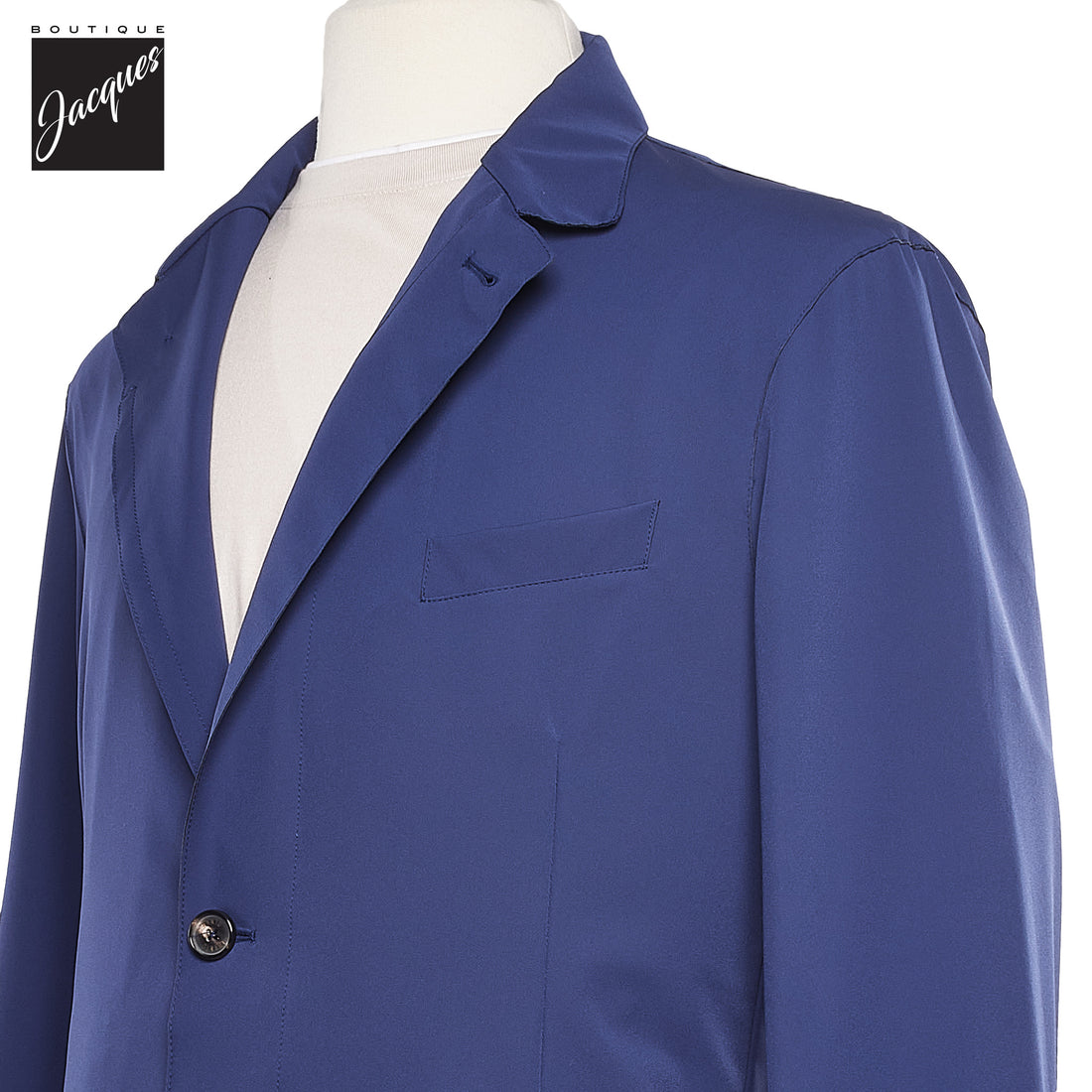High Blue Nylon Technical Chore Jacket - MANTO