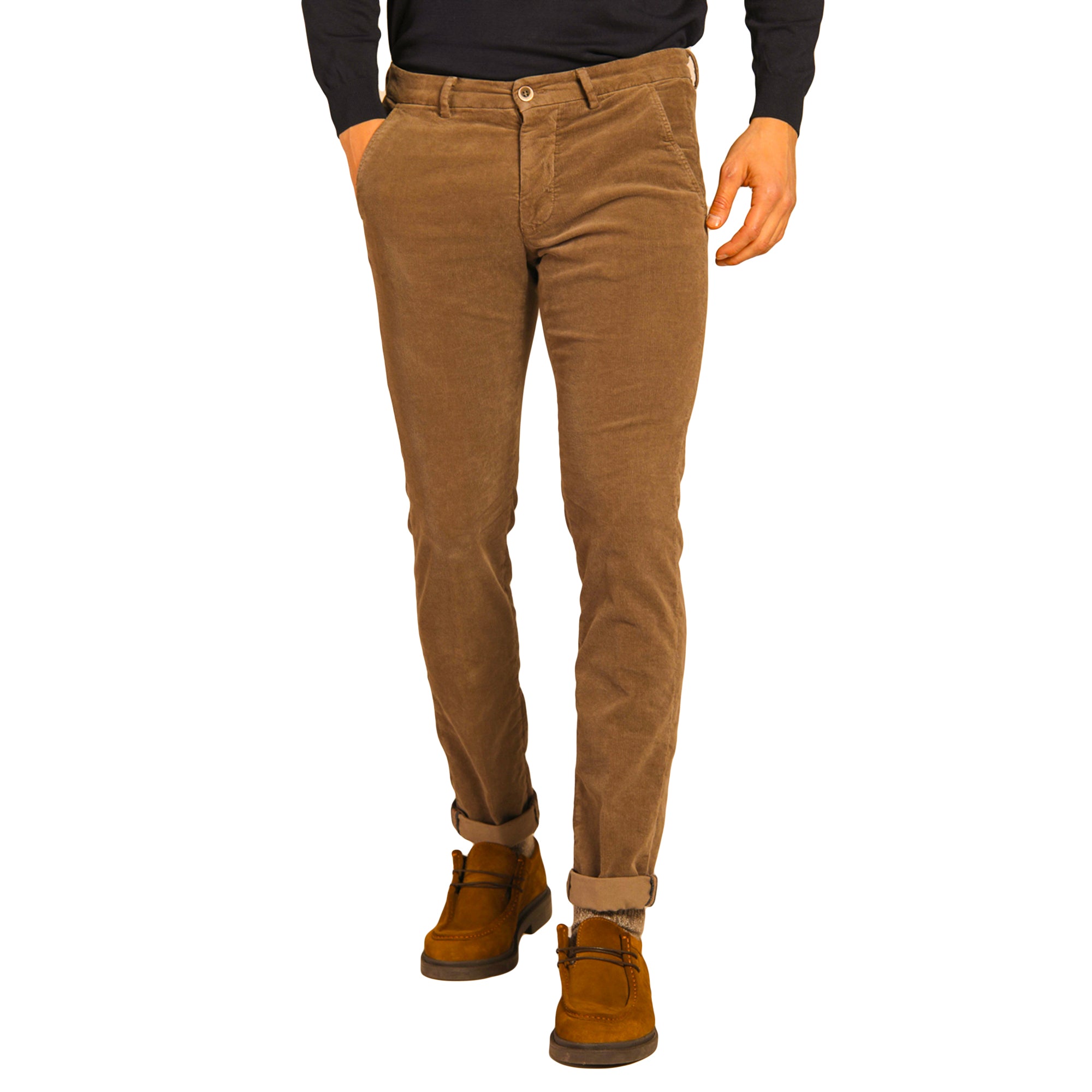 Whisky Baby Cord Slim Fit Stretch Chino - Mason's