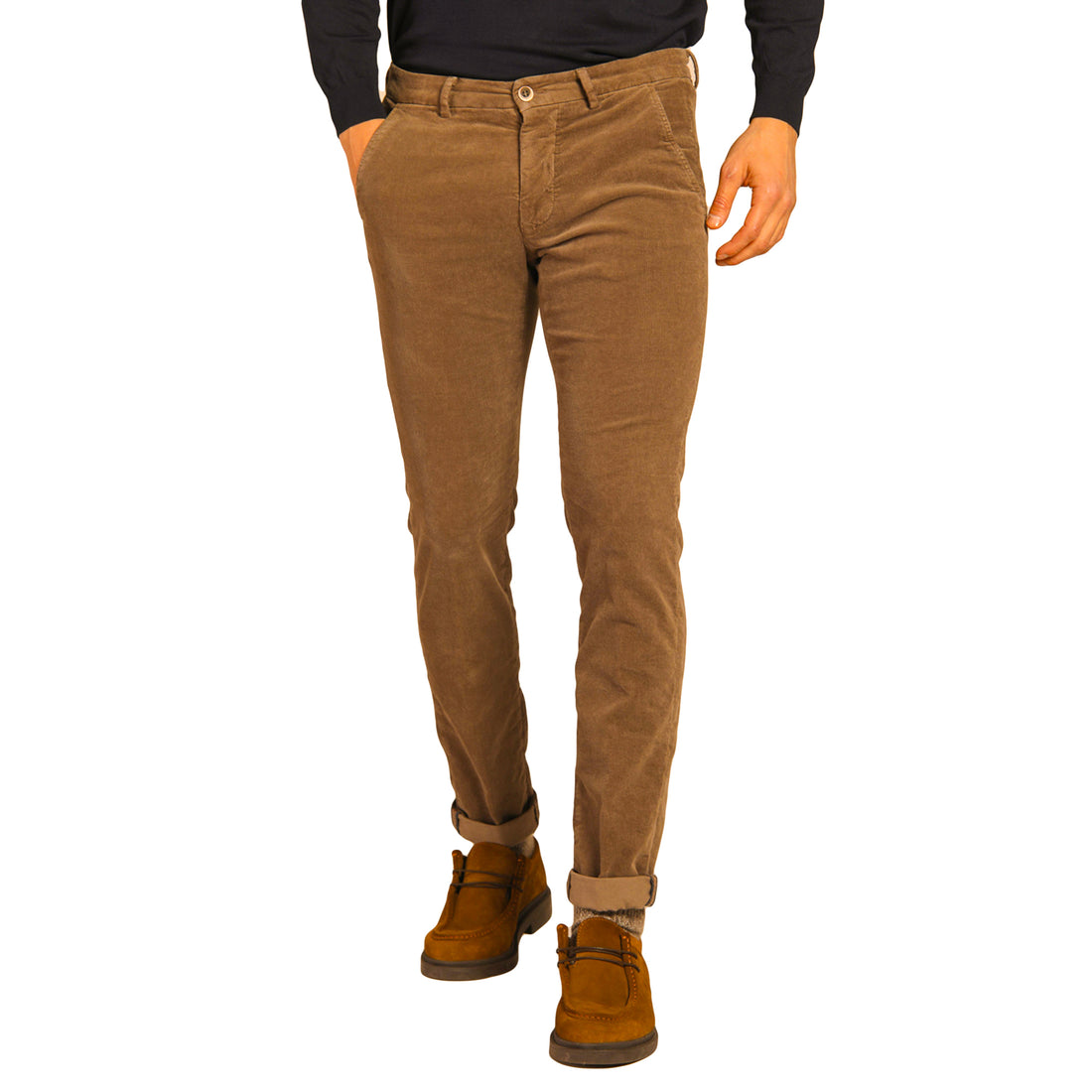 Whisky Baby Cord Slim Fit Stretch Chino - Mason's