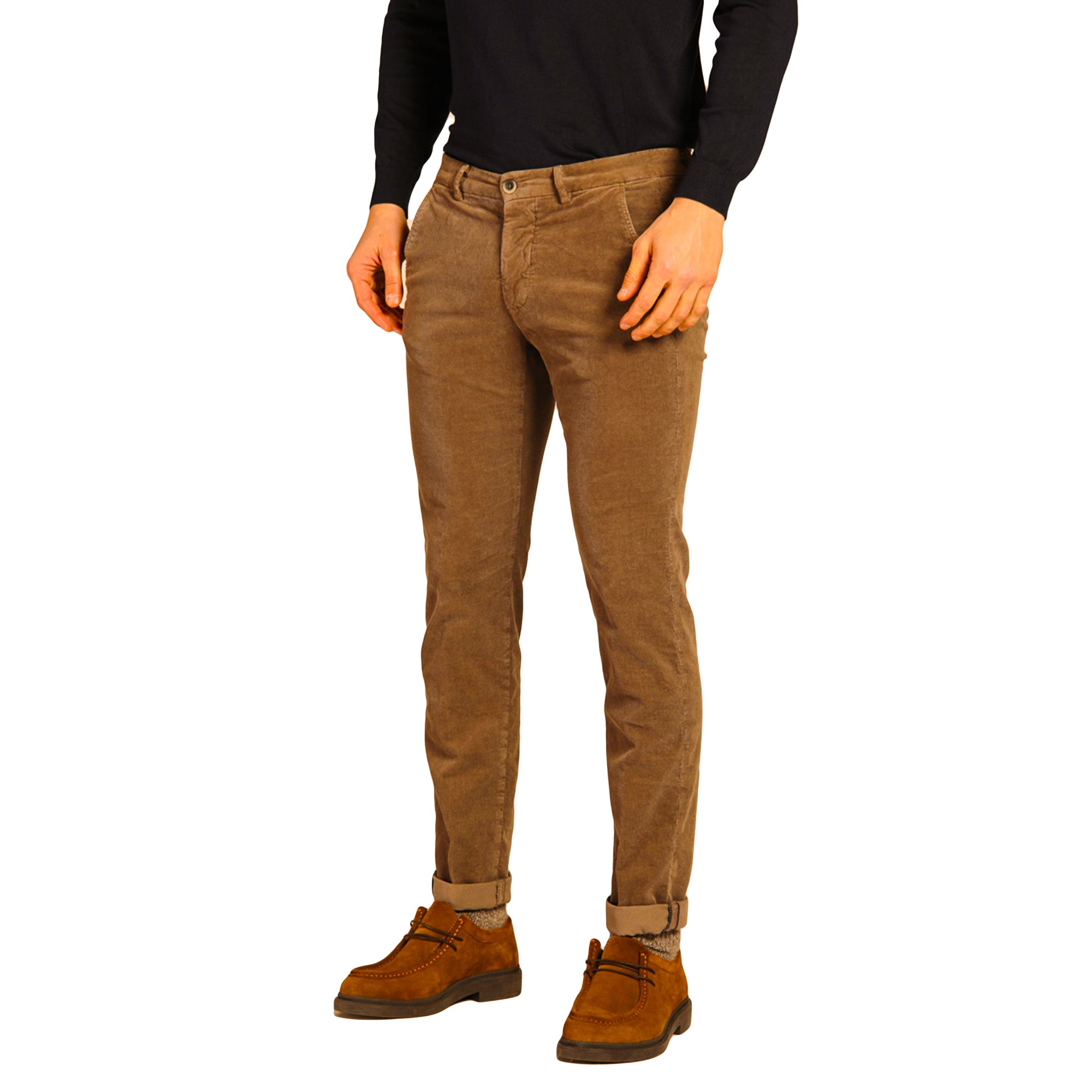 Whisky Baby Cord Slim Fit Stretch Chino - Mason's