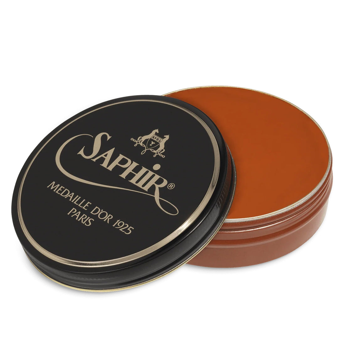 Cognac Brown Medaille d'Or 1925 100ml Paste Wax Polish - Saphir - Boutique Jacques International