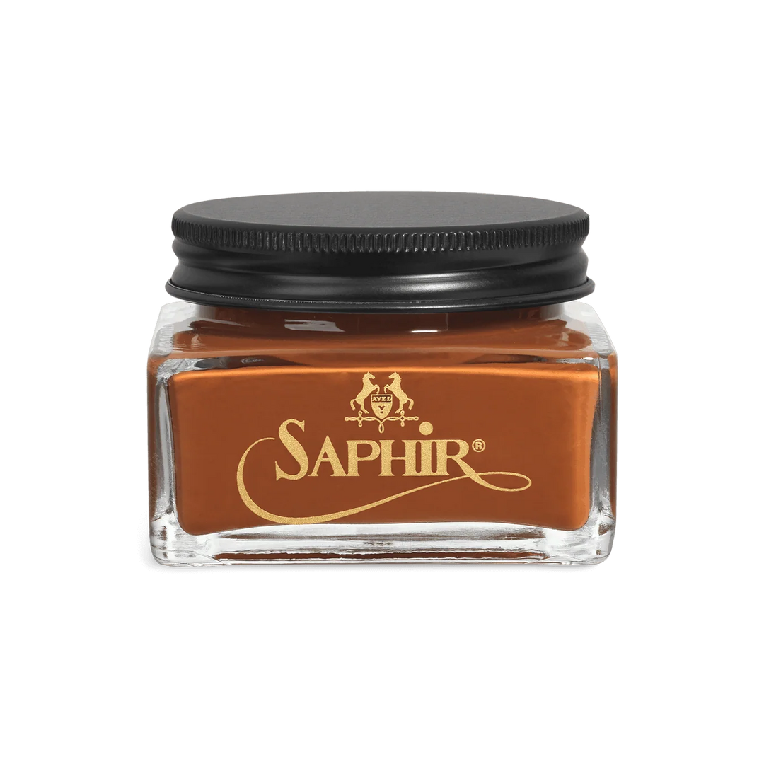 Cognac Brown Medaille d'Or 1925 75ml Cream Shoe Polish - Saphir