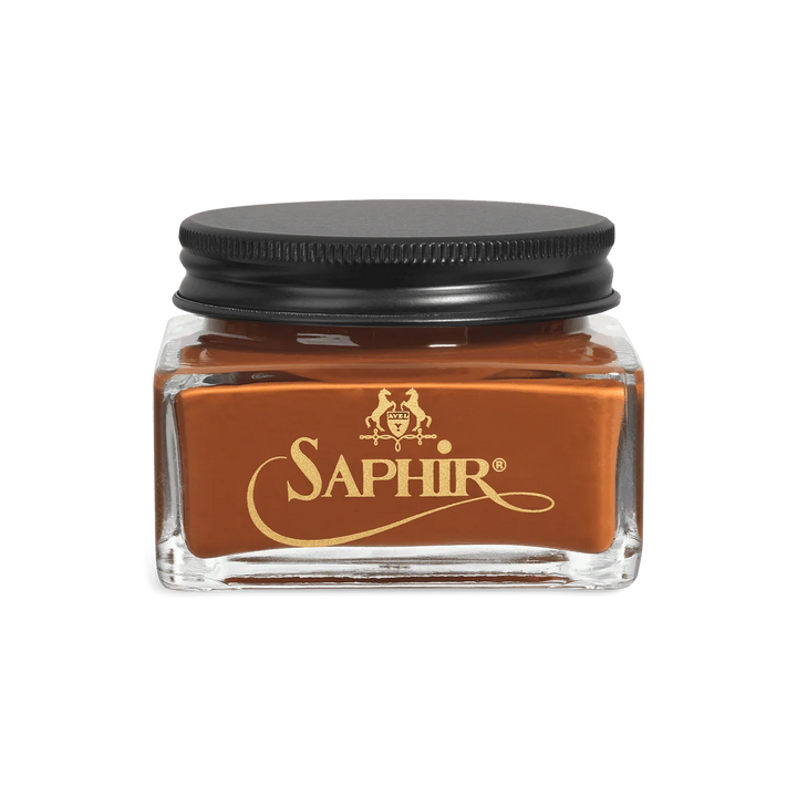 Cognac Brown Medaille d'Or 1925 75ml Cream Shoe Polish - Saphir