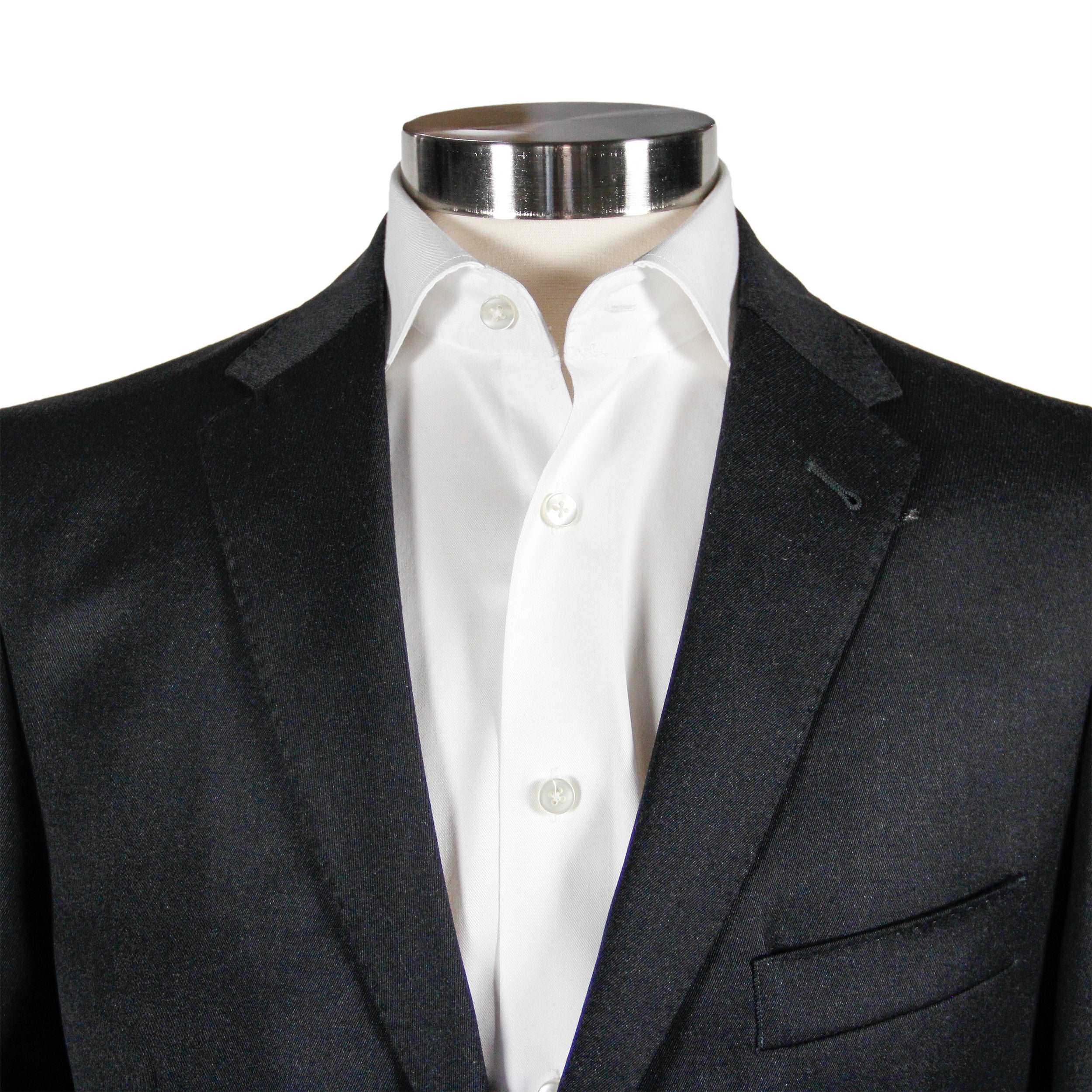 Black Contemporary Fit Sport Coat