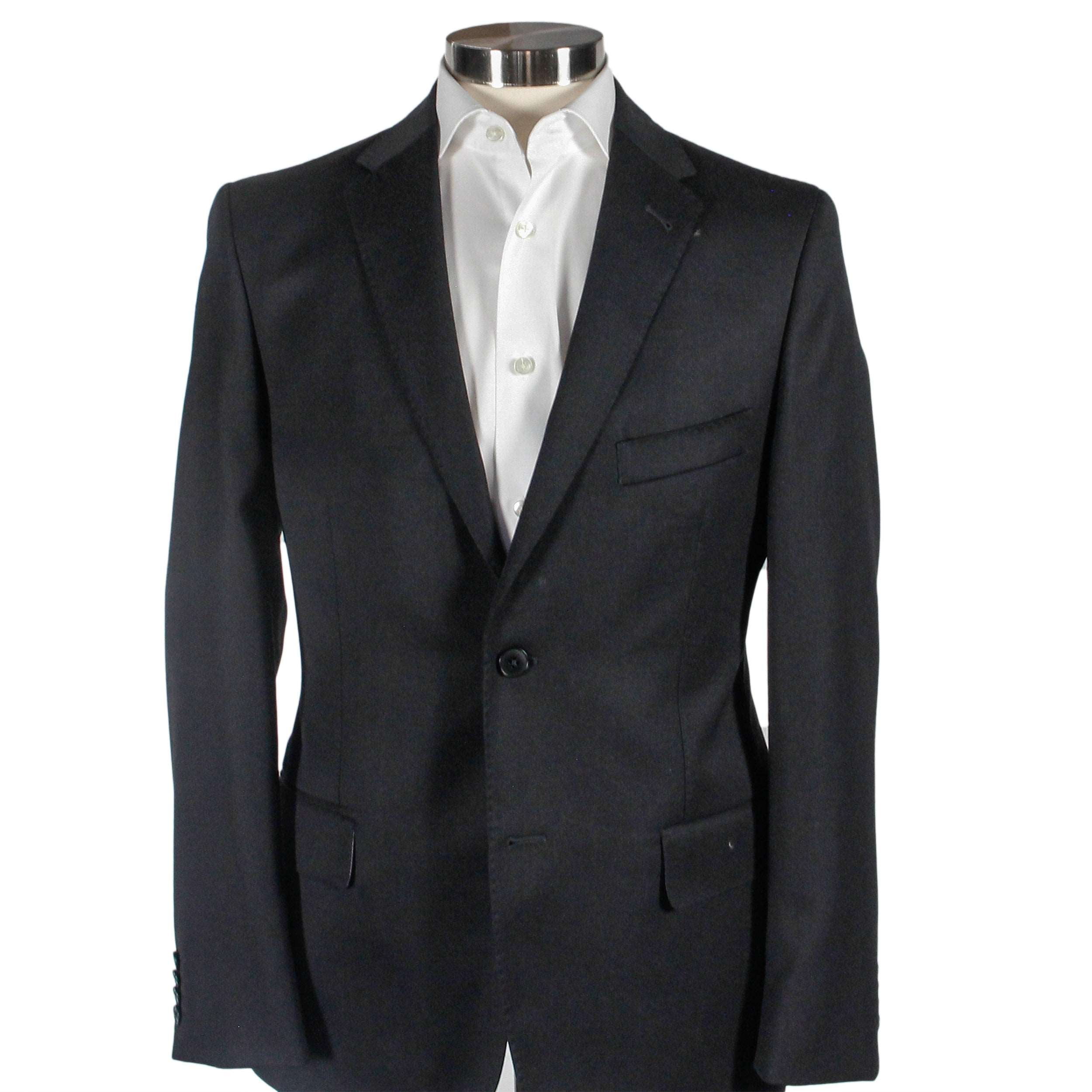 Black Contemporary Fit Sport Coat