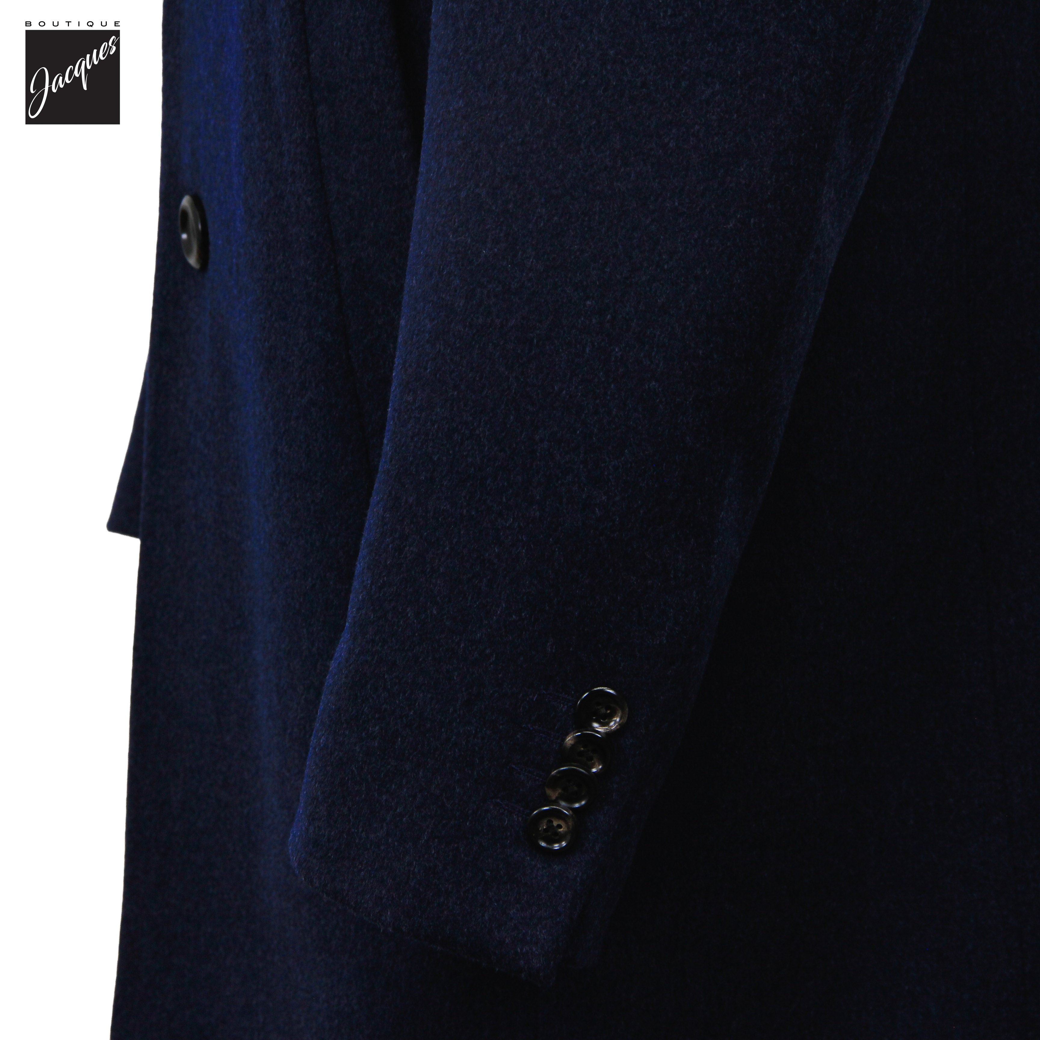 Manteau en Laine et Cachemire Gris Anthracite Colombo Thermo HydroTech - Luigi Bianchi Mantova