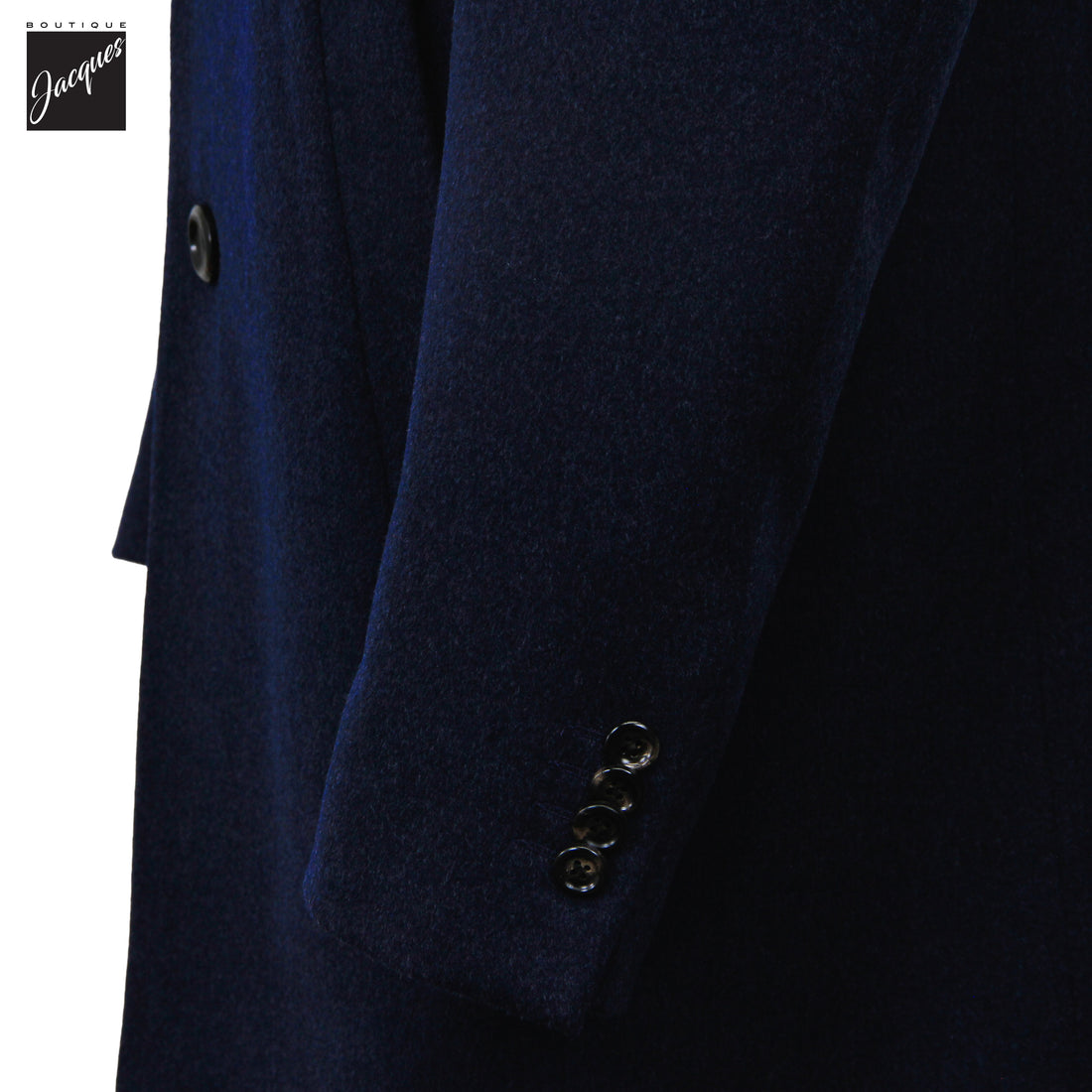 Manteau en Laine et Cachemire Gris Anthracite Colombo Thermo HydroTech - Luigi Bianchi Mantova