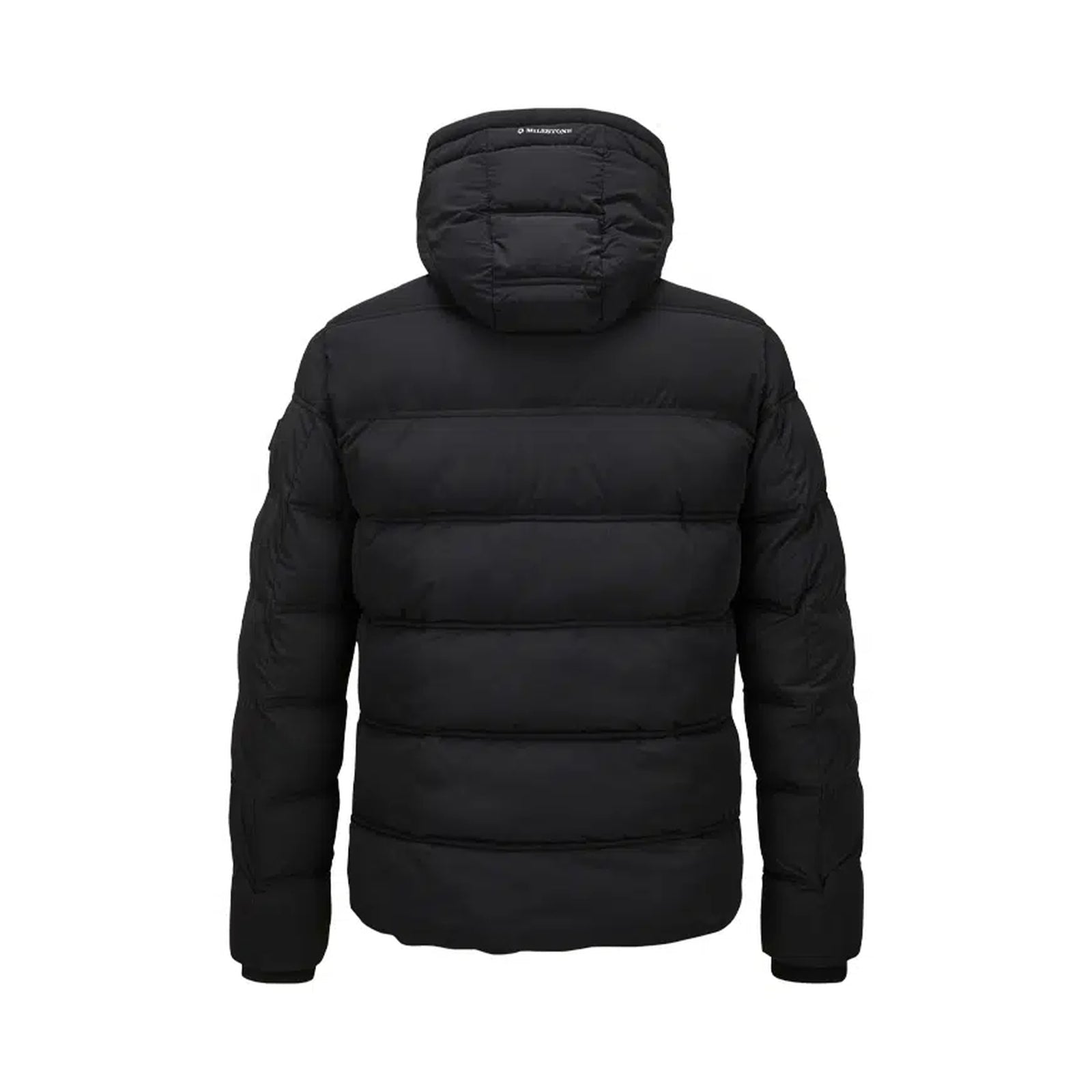 Black Technical Puffer Winter Coat with Removable Hood - Milestone