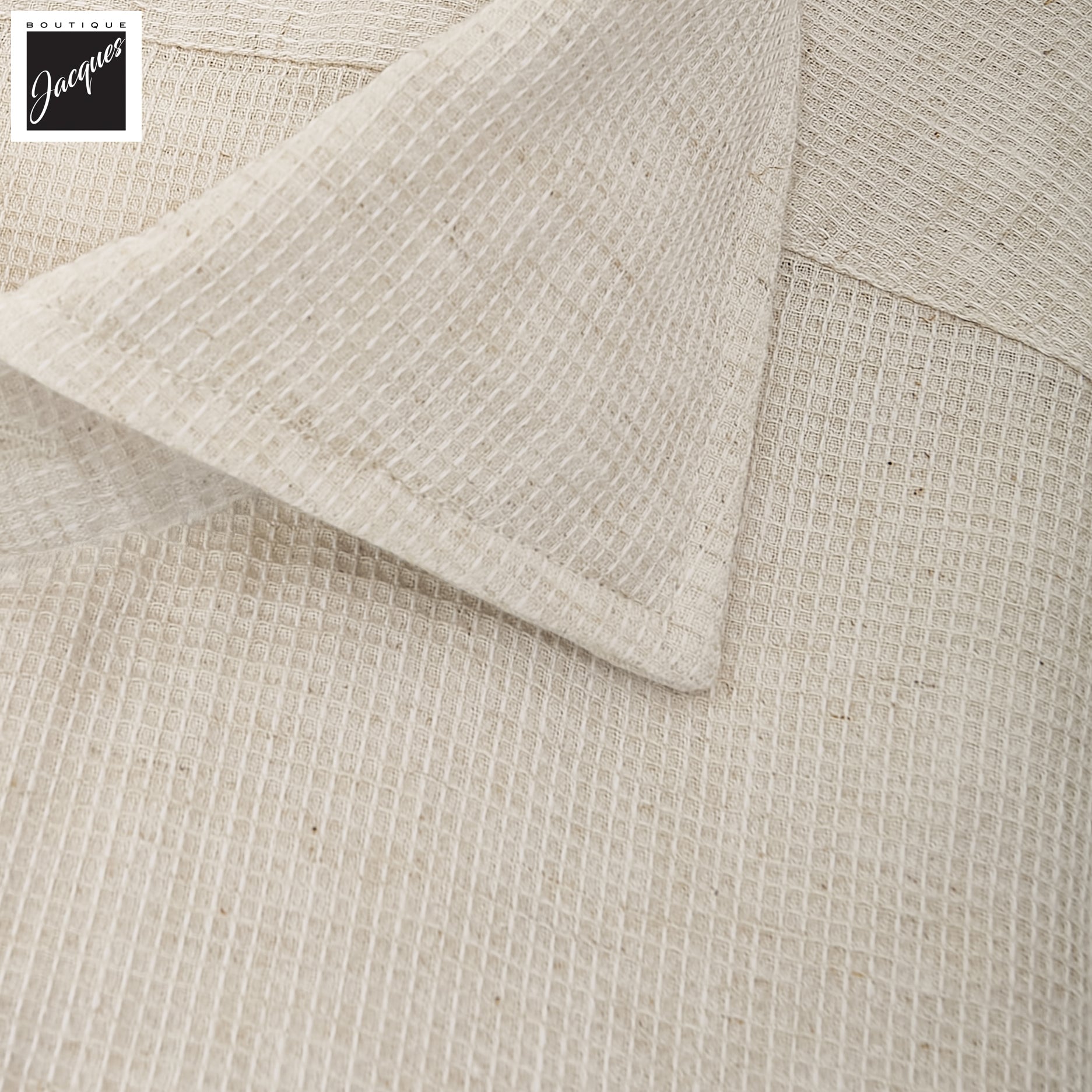 Oatmeal Textured Cotton Linen Modern Fit Casual Shirt - SONRISA - Boutique Jacques International
