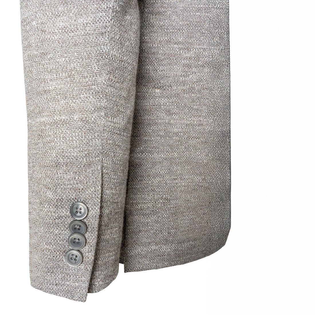 Oatmeal Mouliné Hampton Contemporary Fit Linen Knit Sport Jacket - Jack Victor