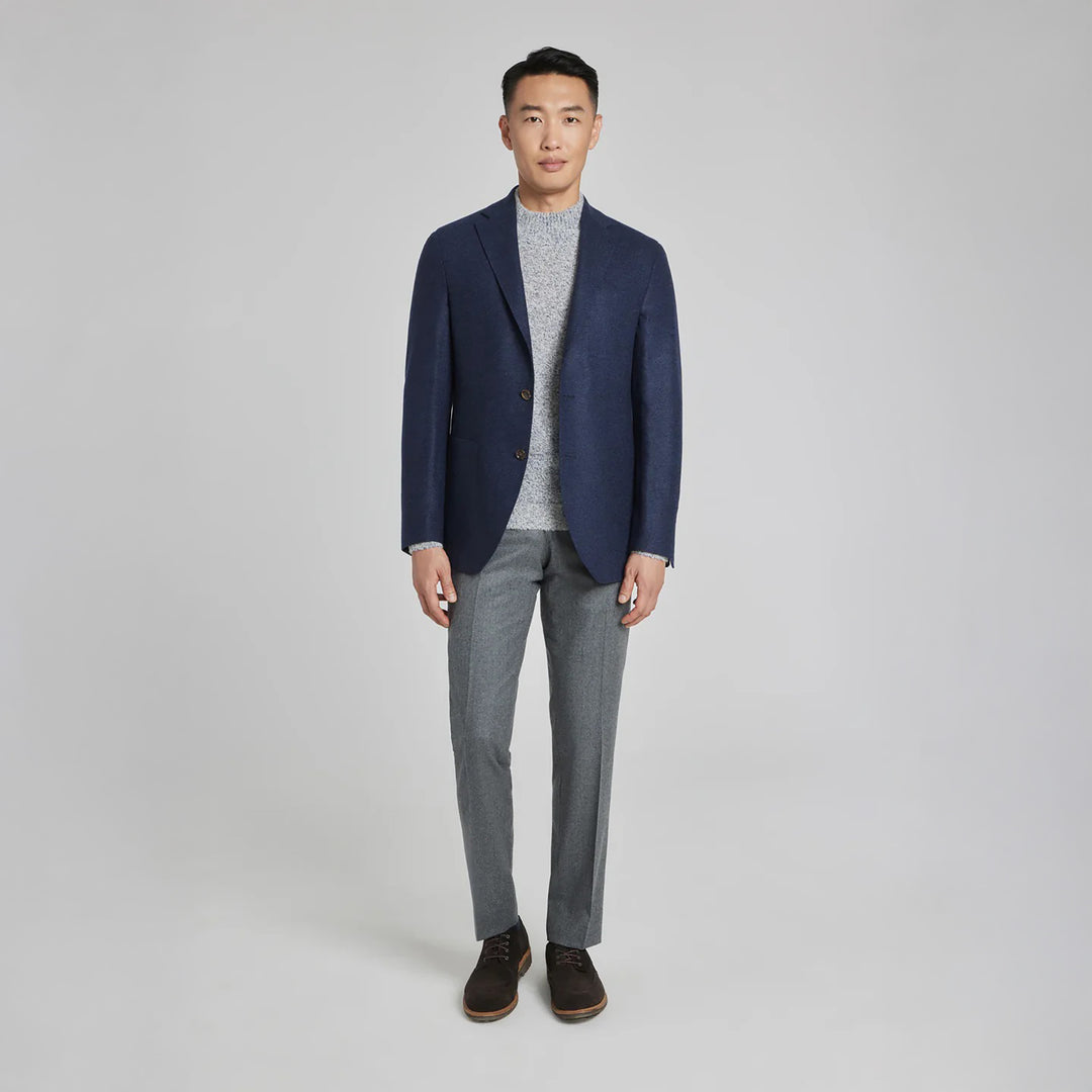 Blue Loro Piana Cashmere Darwin Contemporary Fit Unconstructed Sport Jacket - Jack Victor