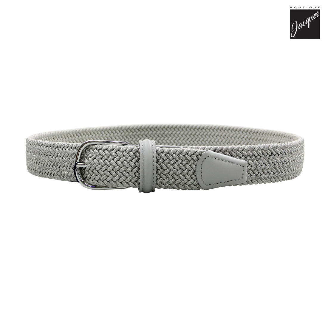 Light Gray Woven Elastic Belt - Anderson's