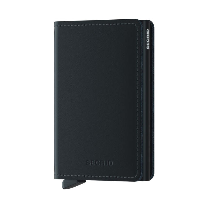 Matte Black Leather SlimWallet - Secrid - Boutique Jacques International