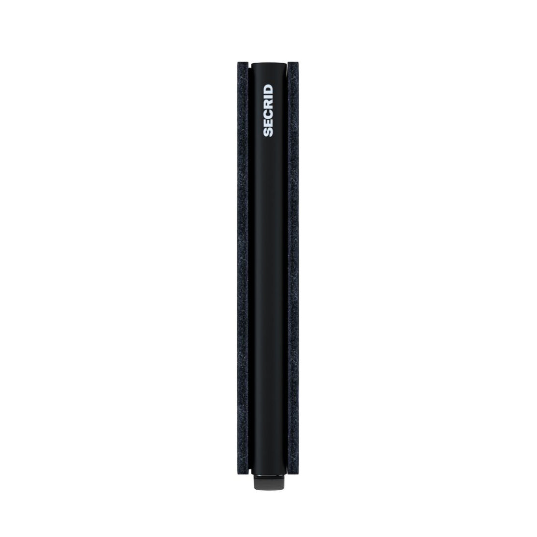 Matte Black Leather SlimWallet - Secrid - Boutique Jacques International