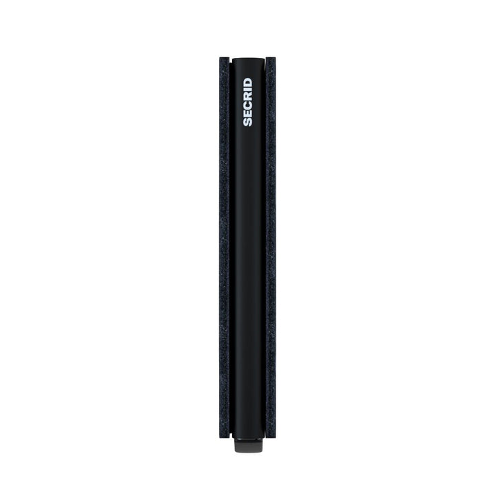 Matte Black Leather SlimWallet - Secrid - Boutique Jacques International