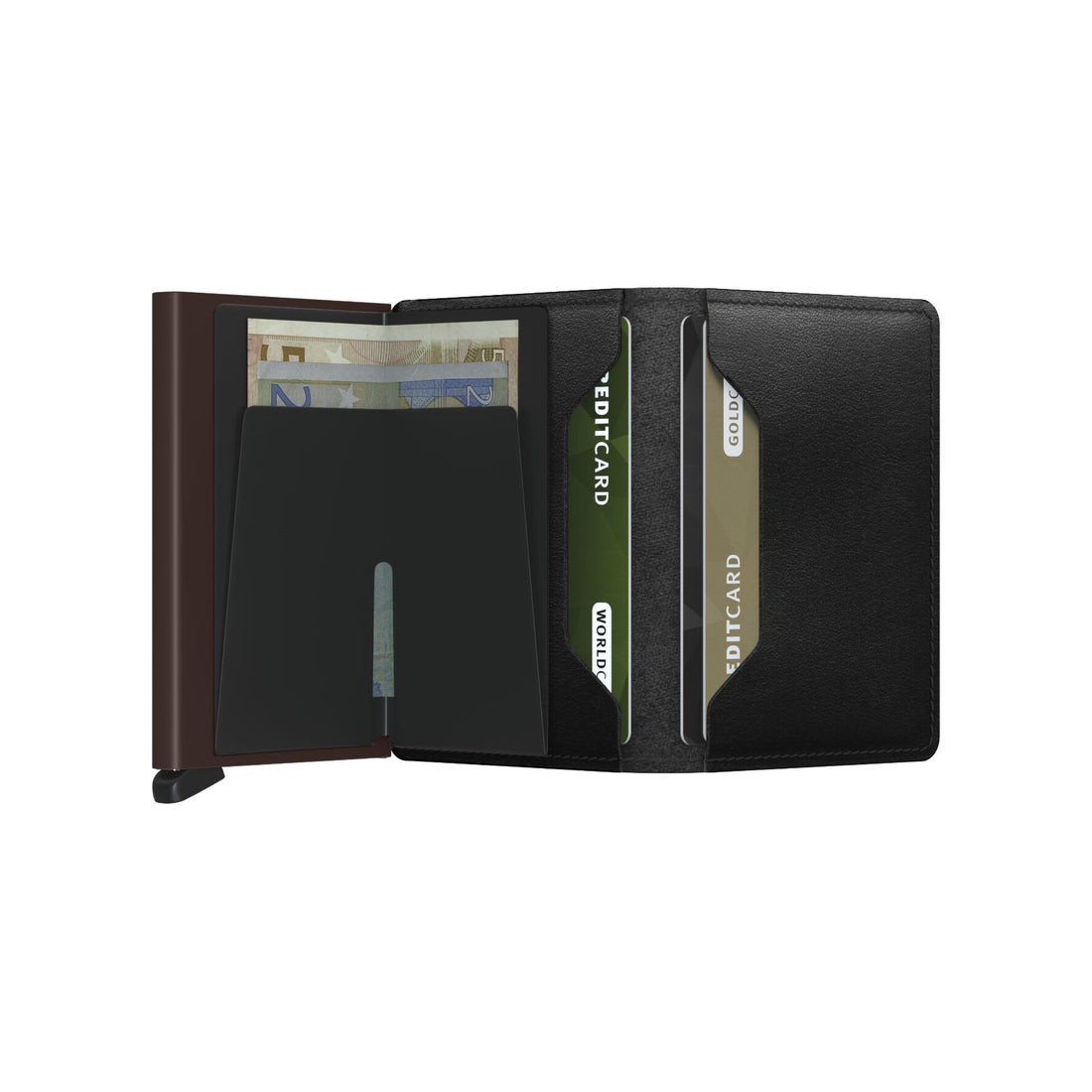 Original Black-Brown Leather SlimWallet - Secrid