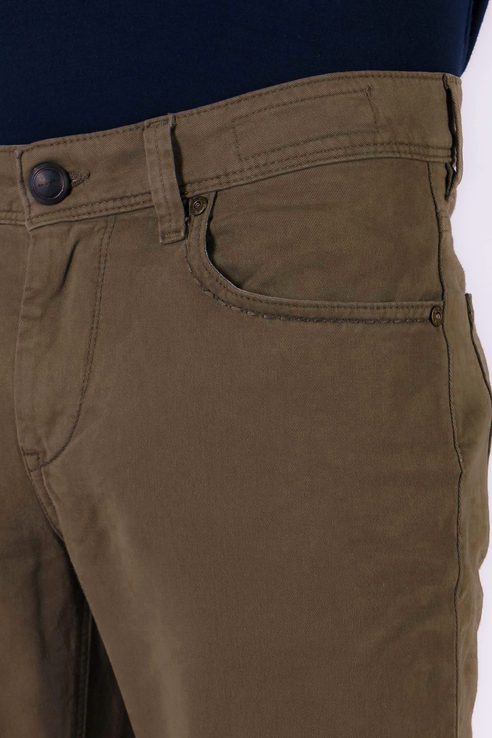 Brown Rubens Cotton Twill Five Pocket Pants - Re-Hash - Boutique Jacques International