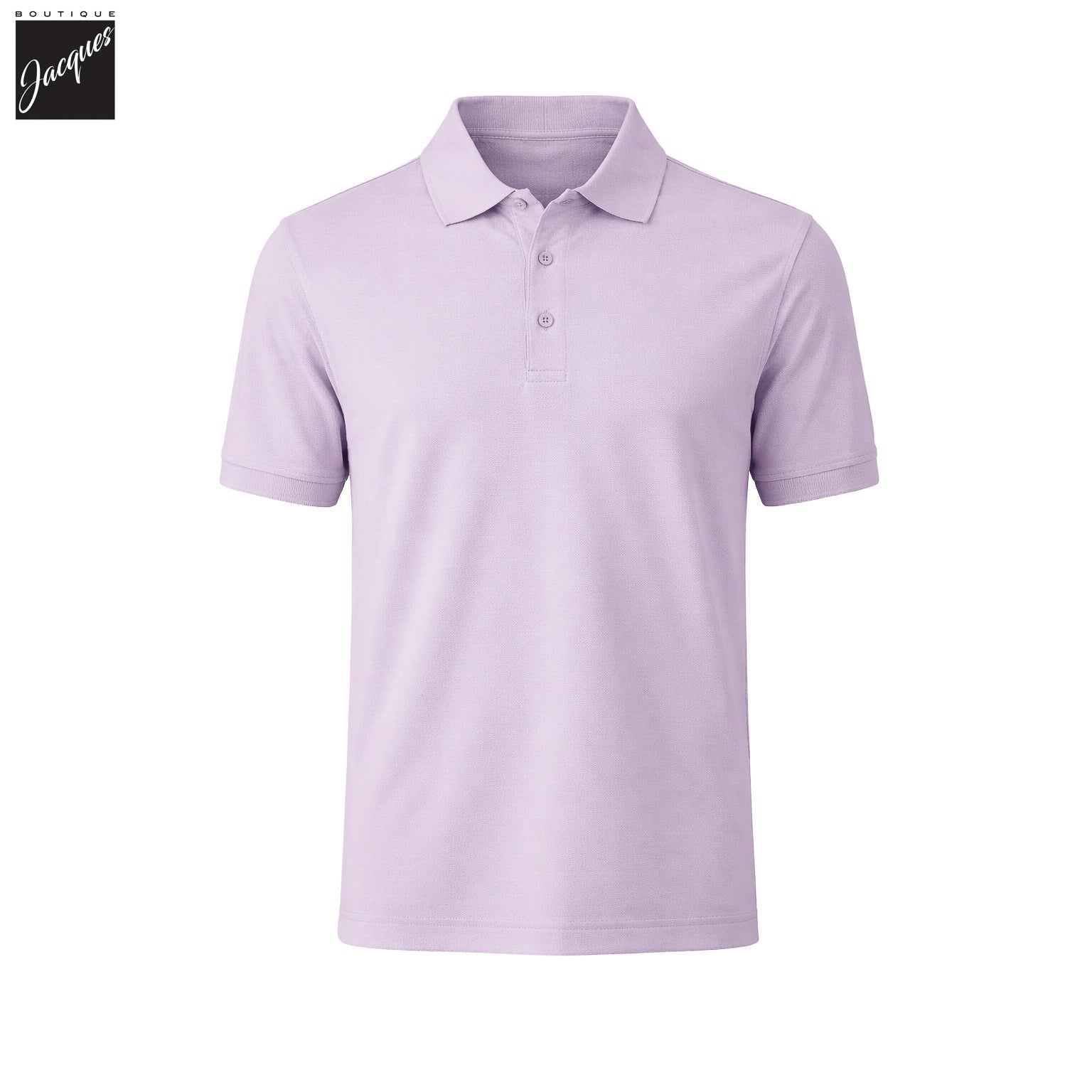 Lavender Mercerized Pima Cotton Short Sleeve Polo Shirt - Patrick Assaraf - Boutique Jacques International