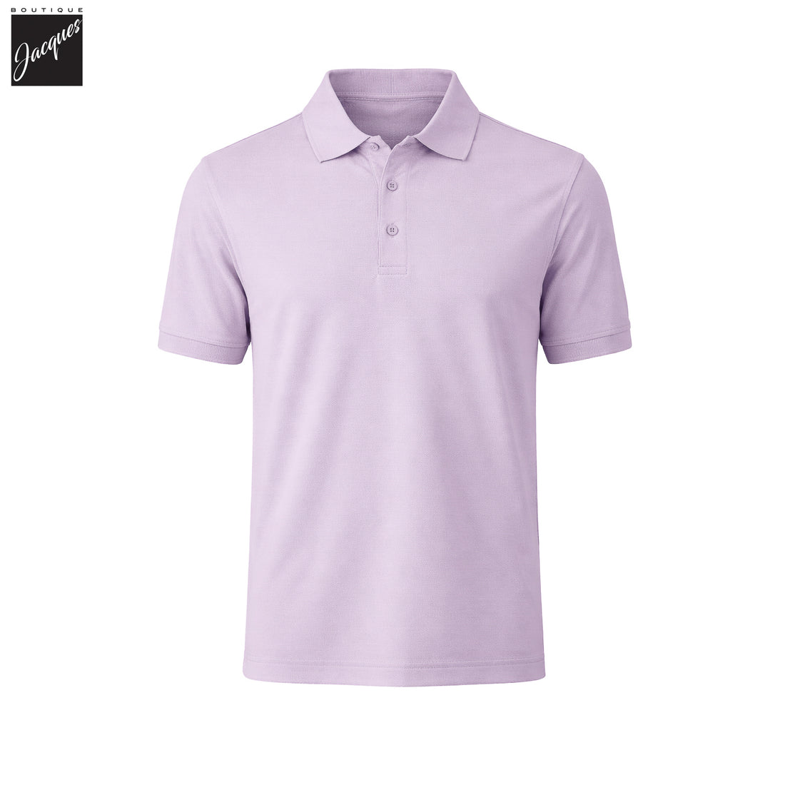 Lavender Mercerized Pima Cotton Short Sleeve Polo Shirt - Patrick Assaraf - Boutique Jacques International