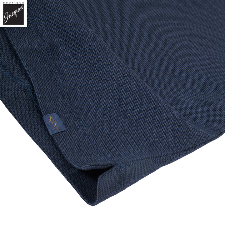 Vintage Indigo XSoft Cotton-Lyocell Interlock Polo Shirt - Paul & Shark - Boutique Jacques International