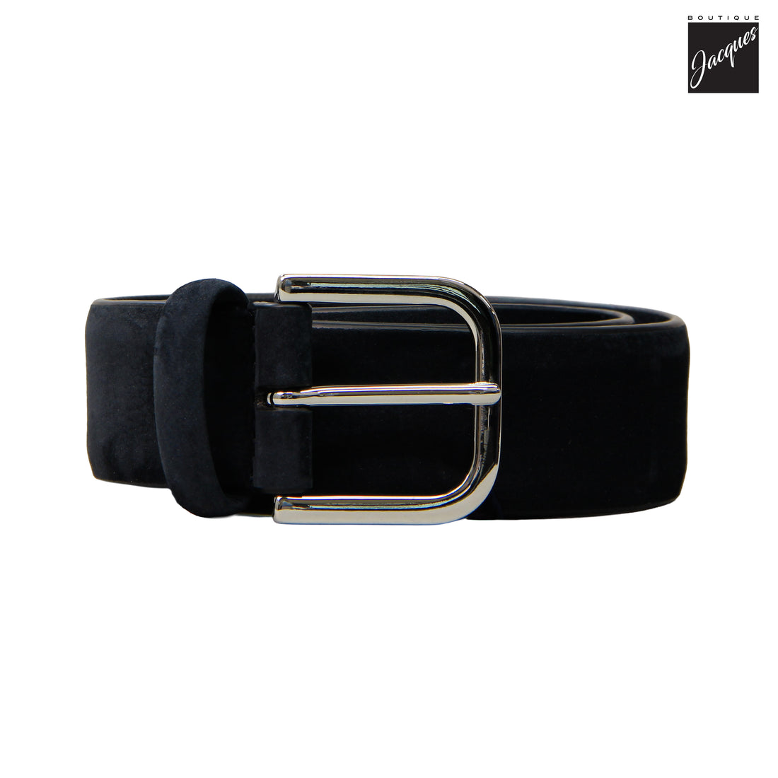 Blue Nubuck Soft Suede Leather Belt - Anderson's