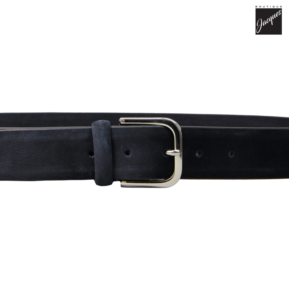 Blue Nubuck Soft Suede Leather Belt - Anderson's