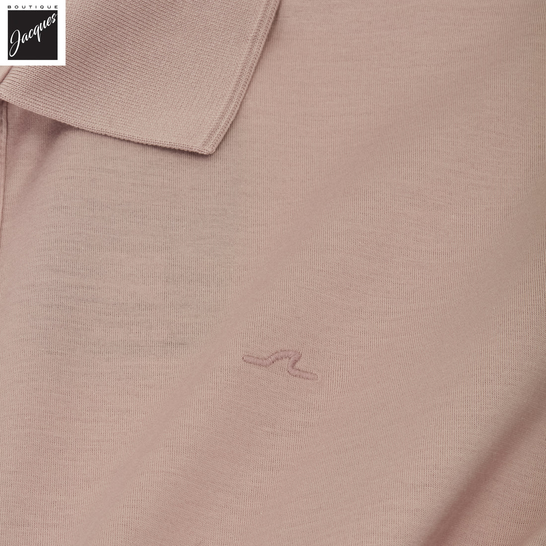 Dusty Rose Cotton Jersey Silver Collection Polo Shirt - Paul & Shark - Boutique Jacques International