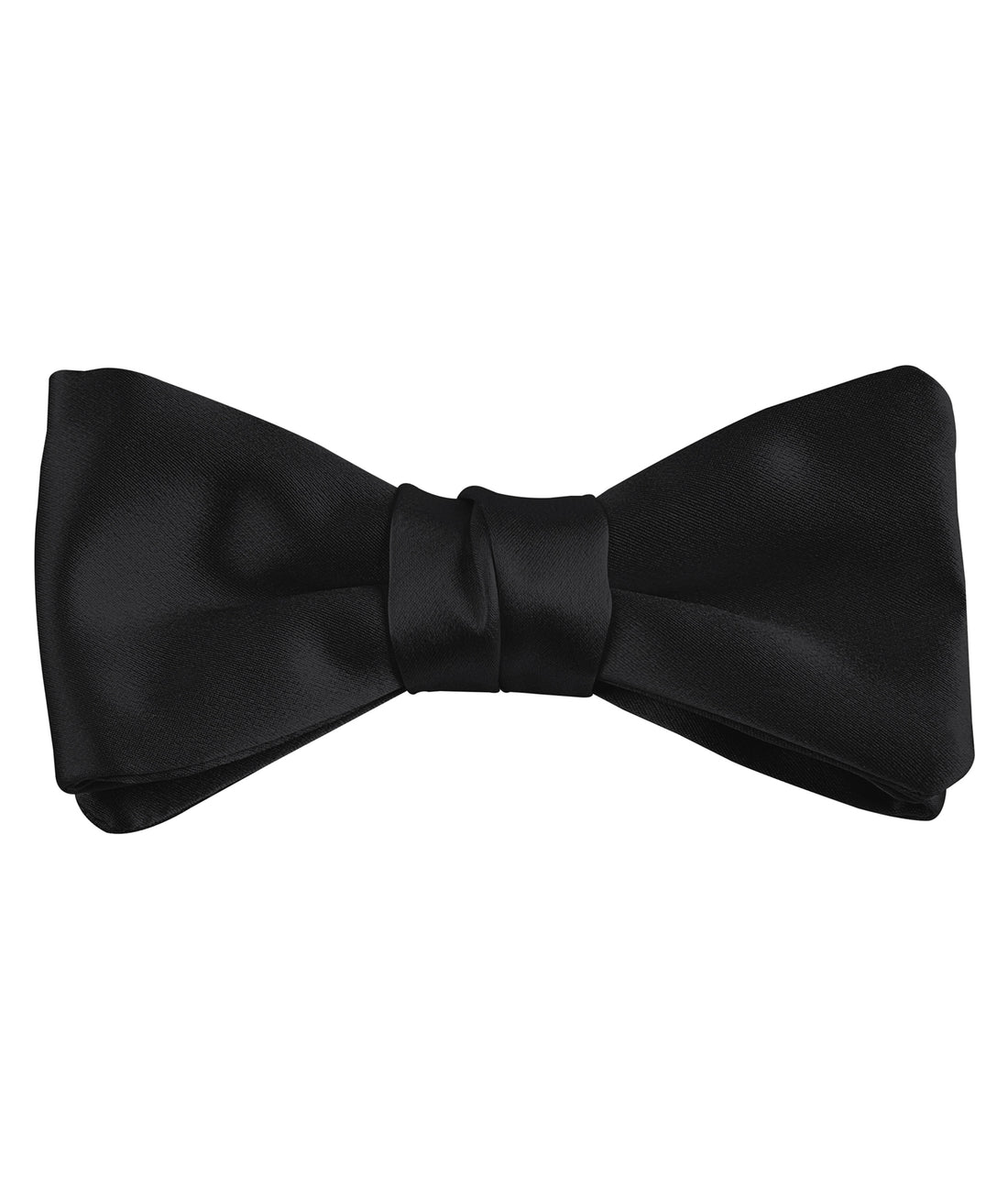 Black Silk Pre-Tied 2.75" Bow Tie - DION
