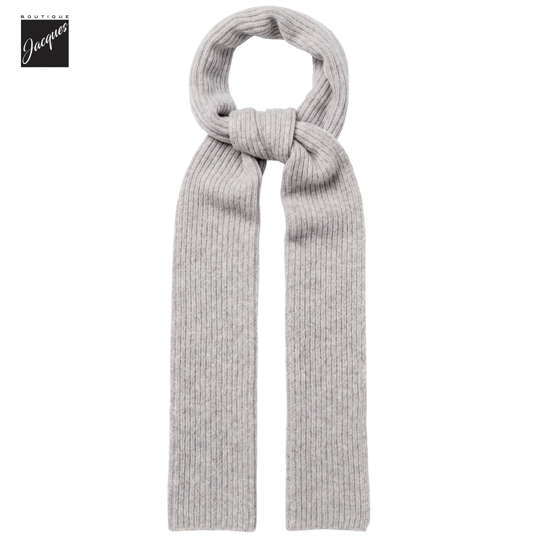 Natural Mélange Cotton/Alpaca/Wool Tweed Winter Scarf - Phil Petter