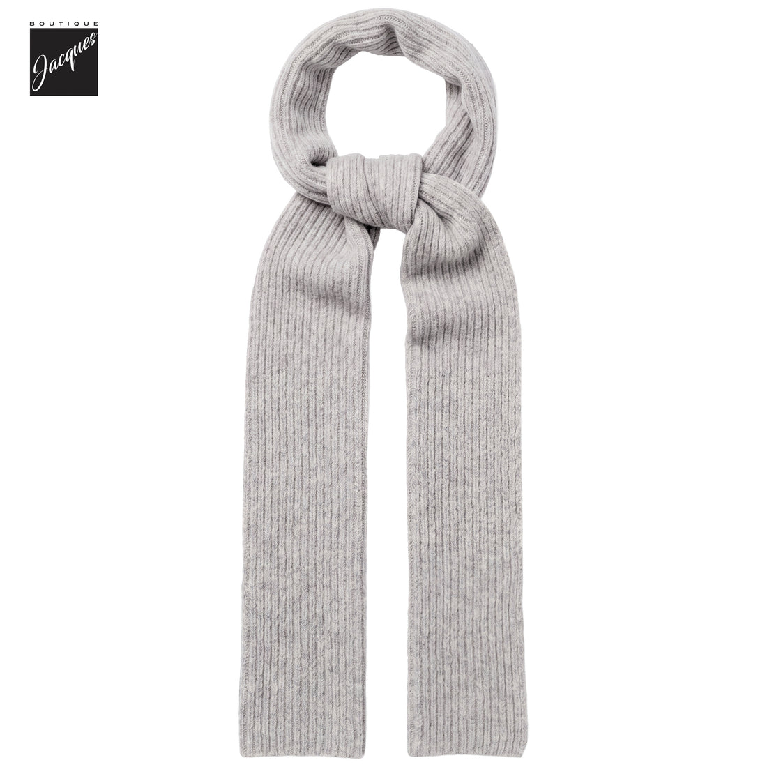 Natural Mélange Cotton/Alpaca/Wool Tweed Winter Scarf - Phil Petter - Boutique Jacques International