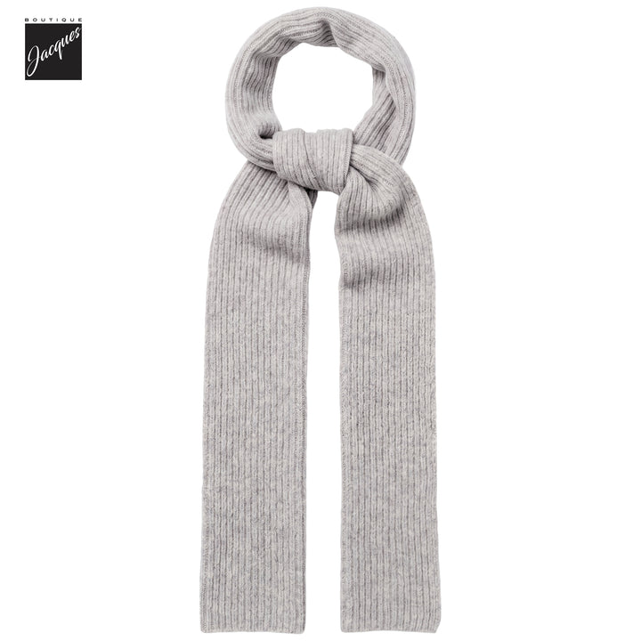 Natural Mélange Cotton/Alpaca/Wool Tweed Winter Scarf - Phil Petter