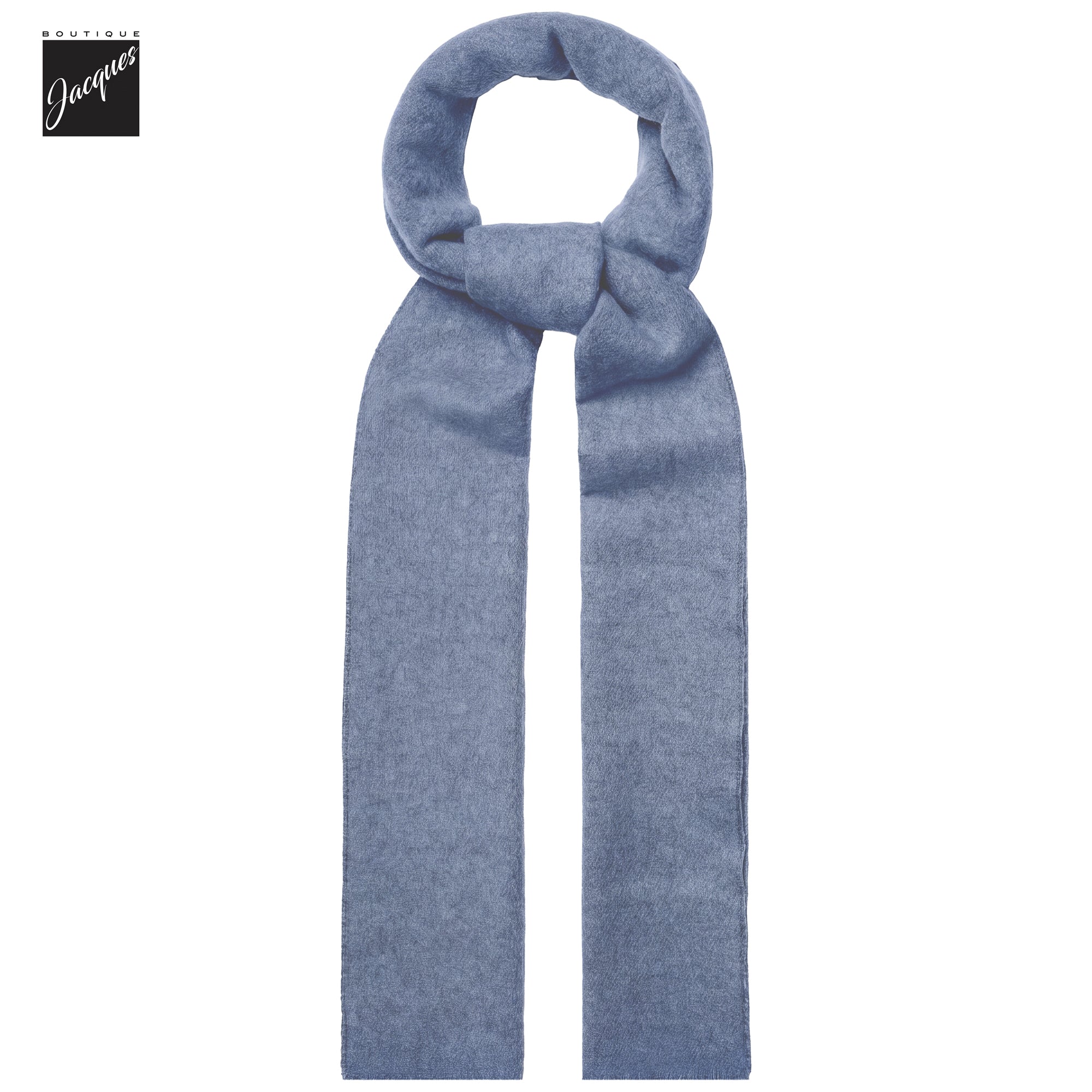 Baby Blue Air-Light Cashmere Scarf - Phil Petter - Boutique Jacques International