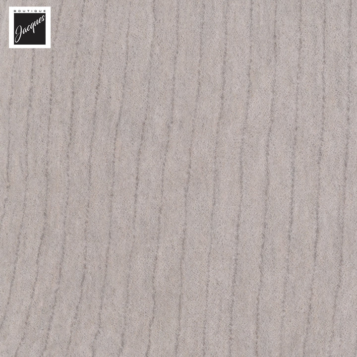 Oatmeal Pinstripe Air-Light Cashmere Scarf - Phil Petter