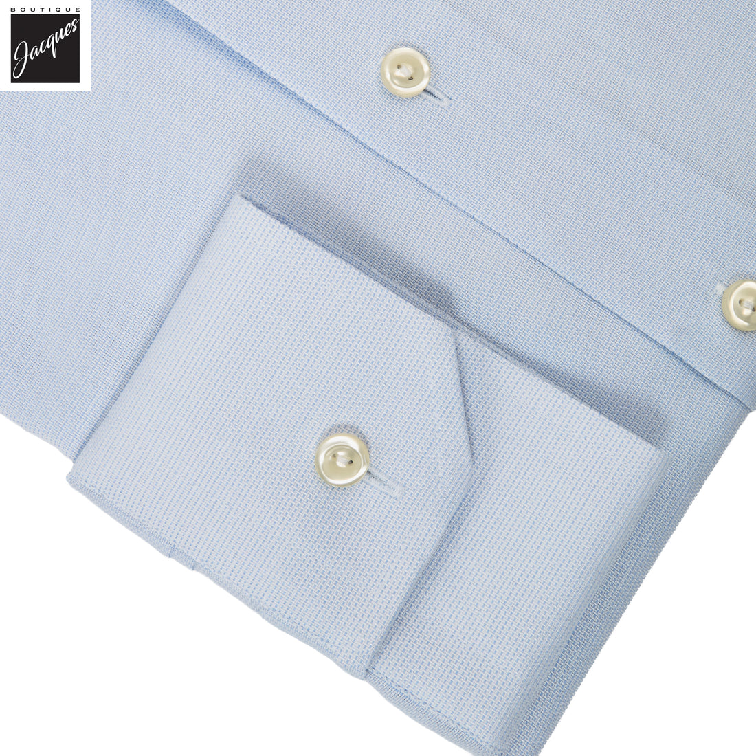 Light Blue Semi Solid Signature Twill Contemporary Fit Shirt - ETON