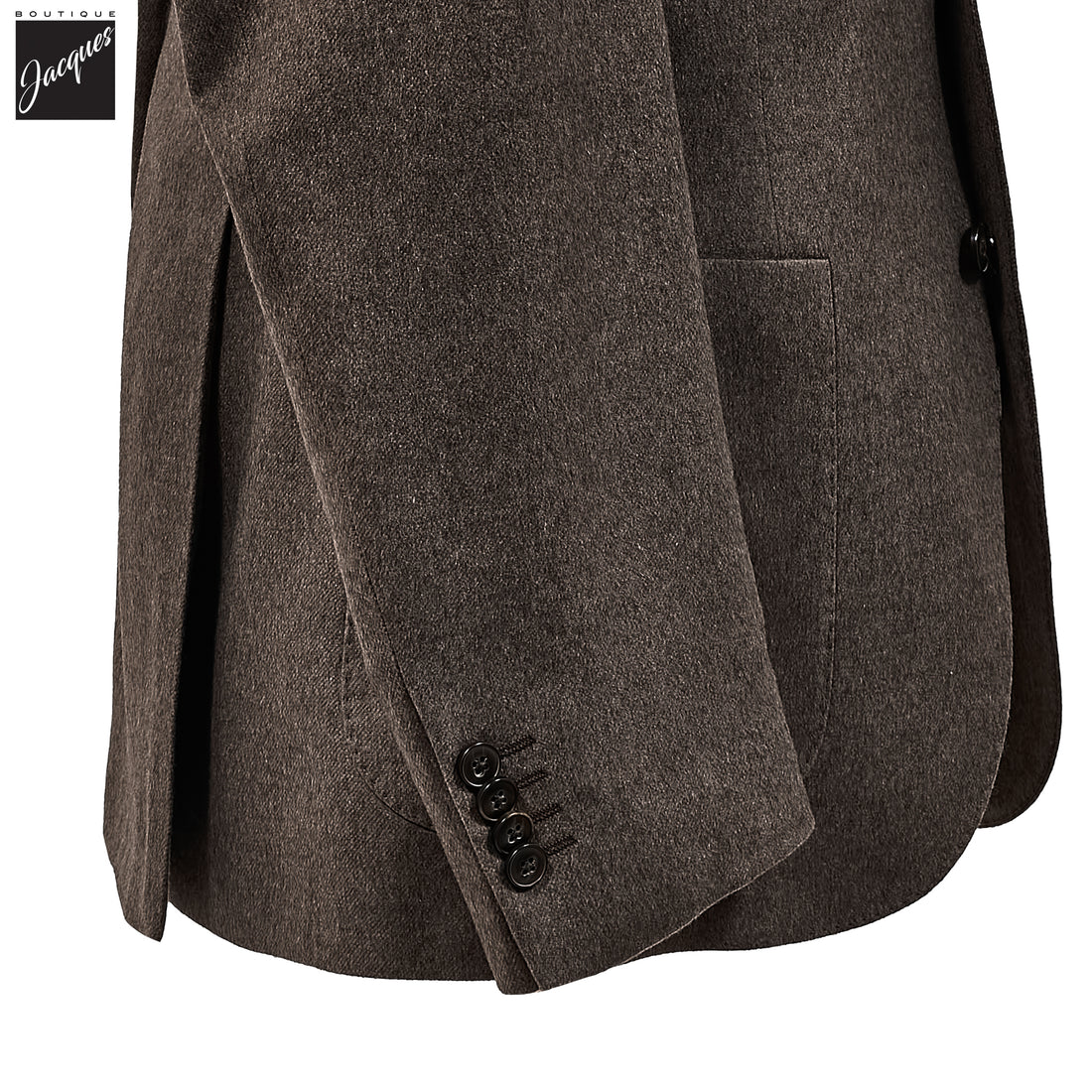Brown Silk-Cashmere Contemporary Dream Fit Sport Jacket - Luigi Bianchi