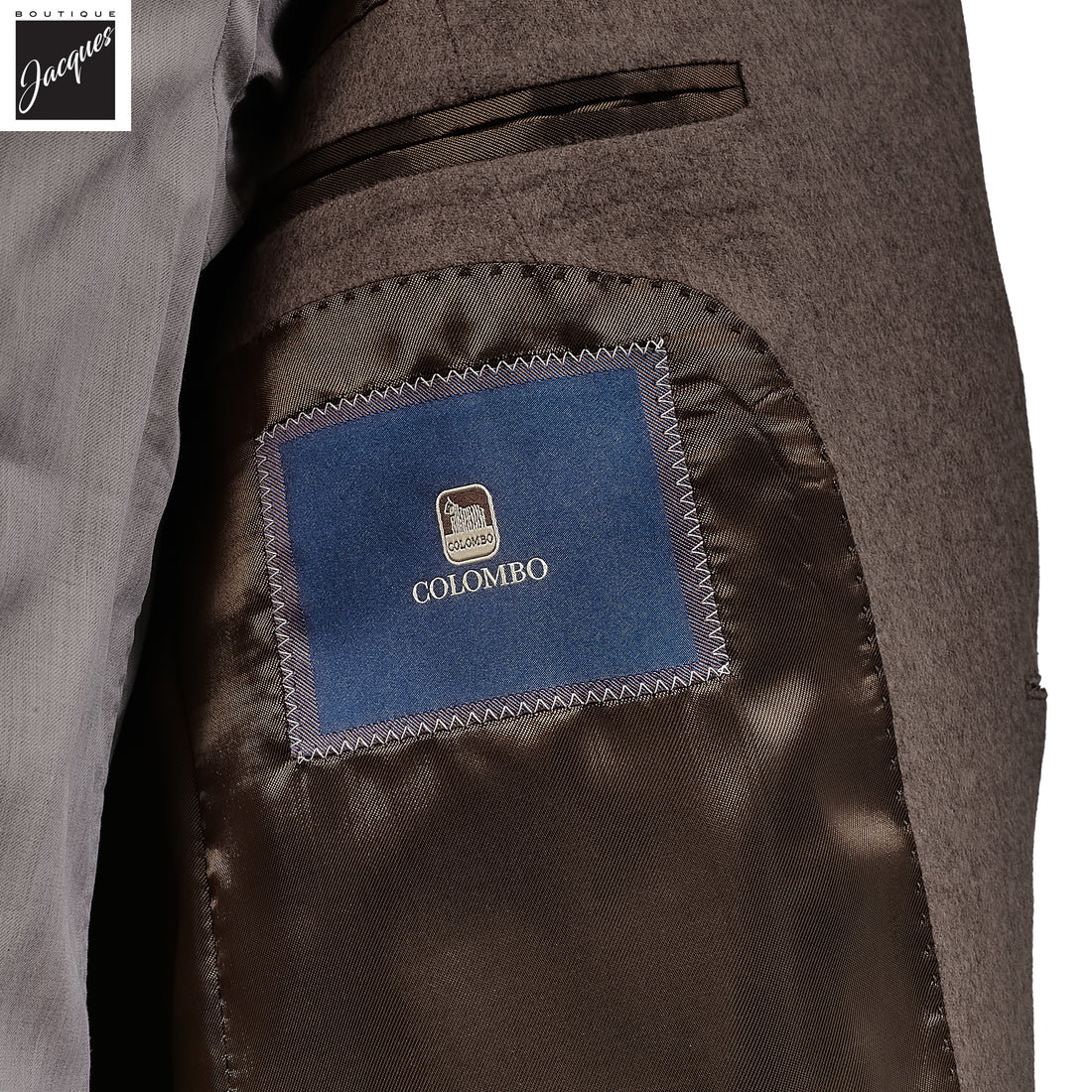 Brown Silk-Cashmere Contemporary Dream Fit Sport Jacket - Luigi Bianchi