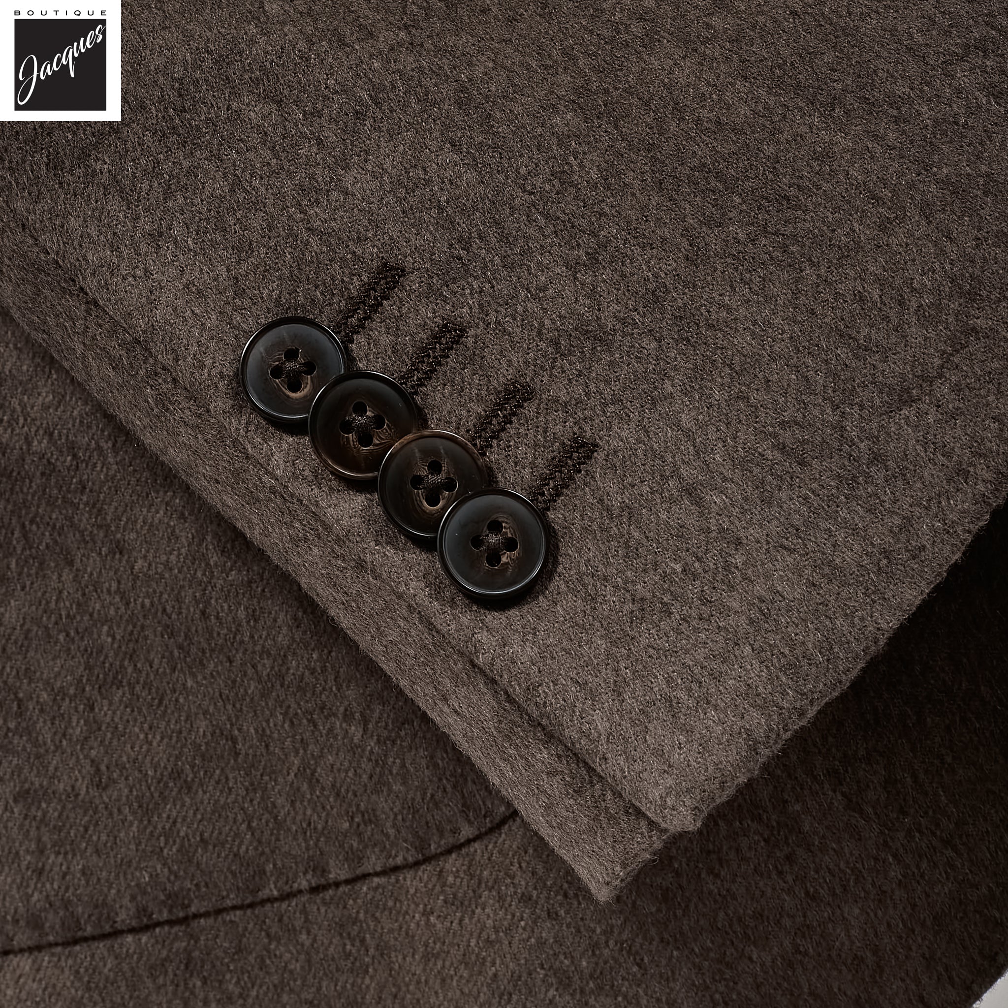 Brown Silk-Cashmere Contemporary Dream Fit Sport Jacket - Luigi Bianchi