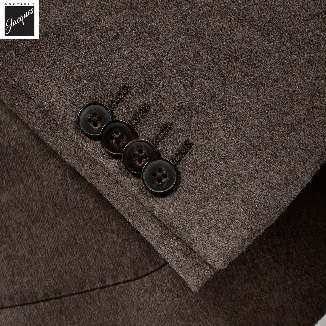 Brown Silk-Cashmere Contemporary Dream Fit Sport Jacket - Luigi Bianchi