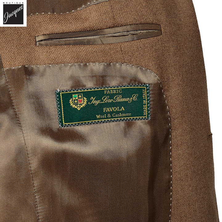 Camel Wool Cashmere Contemporary Dream Fit Sport Jacket - Luigi Bianchi