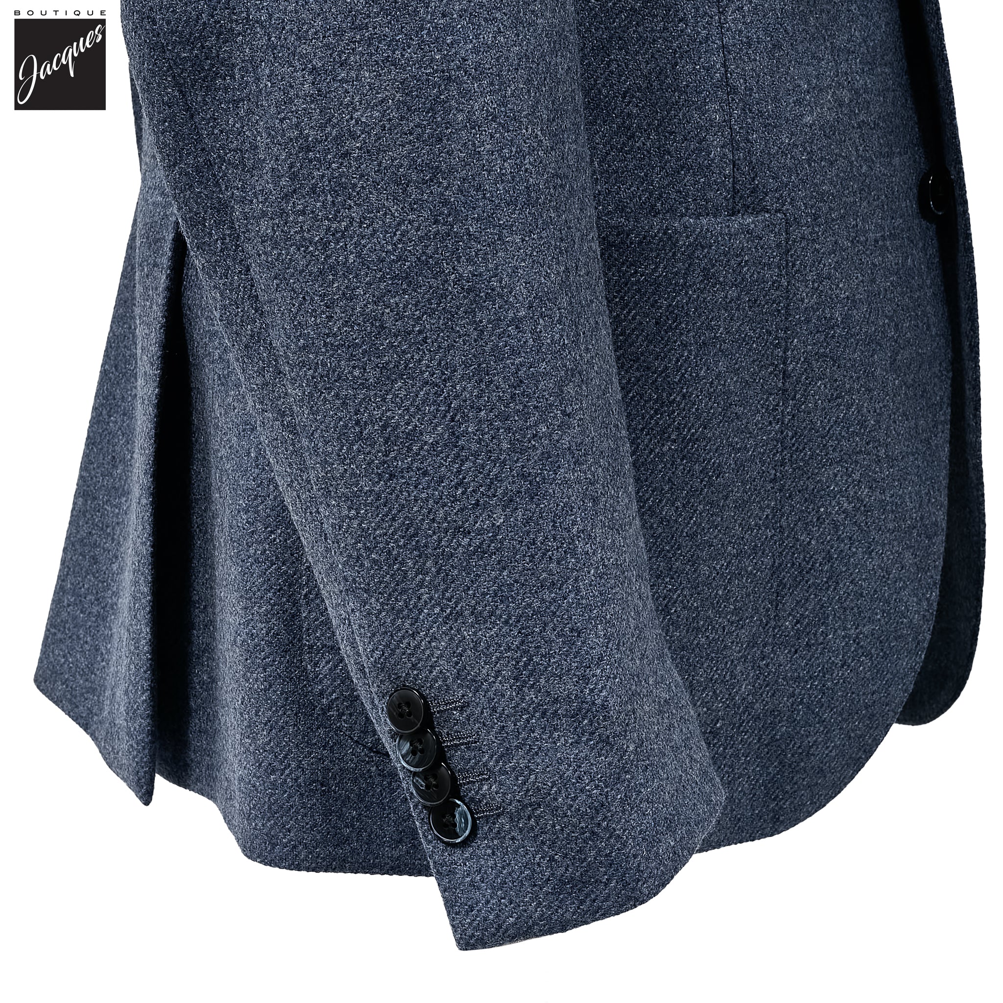Blue Wool-Cashmere Contemporary Dream Fit Sport Jacket - Luigi Bianchi