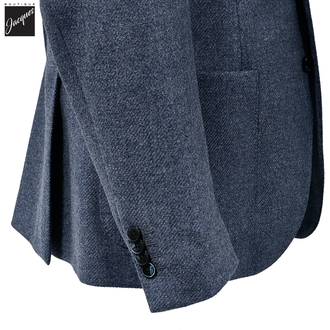 Blue Wool-Cashmere Contemporary Dream Fit Sport Jacket - Luigi Bianchi