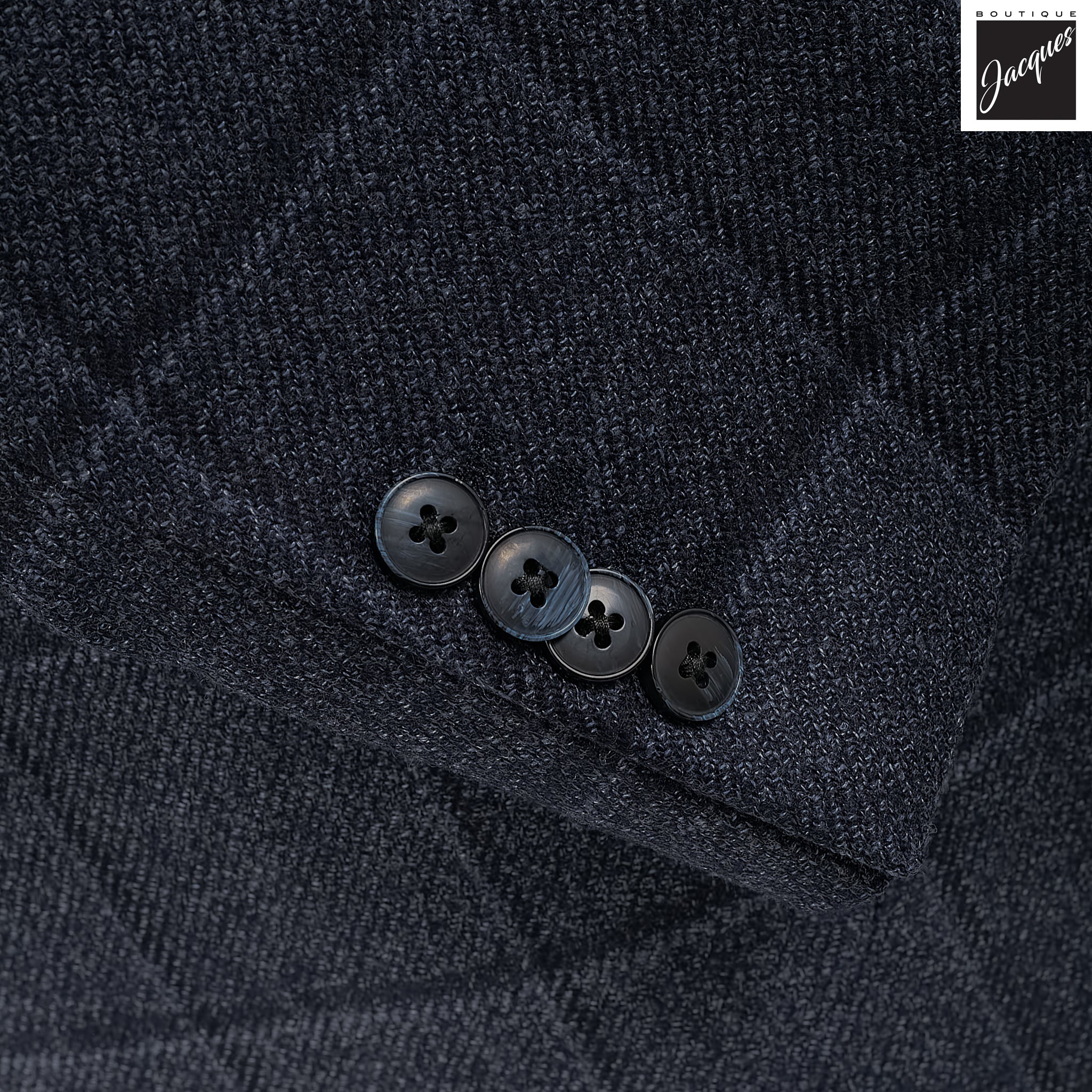 Blue Windowpane Wool-Silk Dream Tweed Contemporary Fit Sport Jacket - Luigi Bianchi