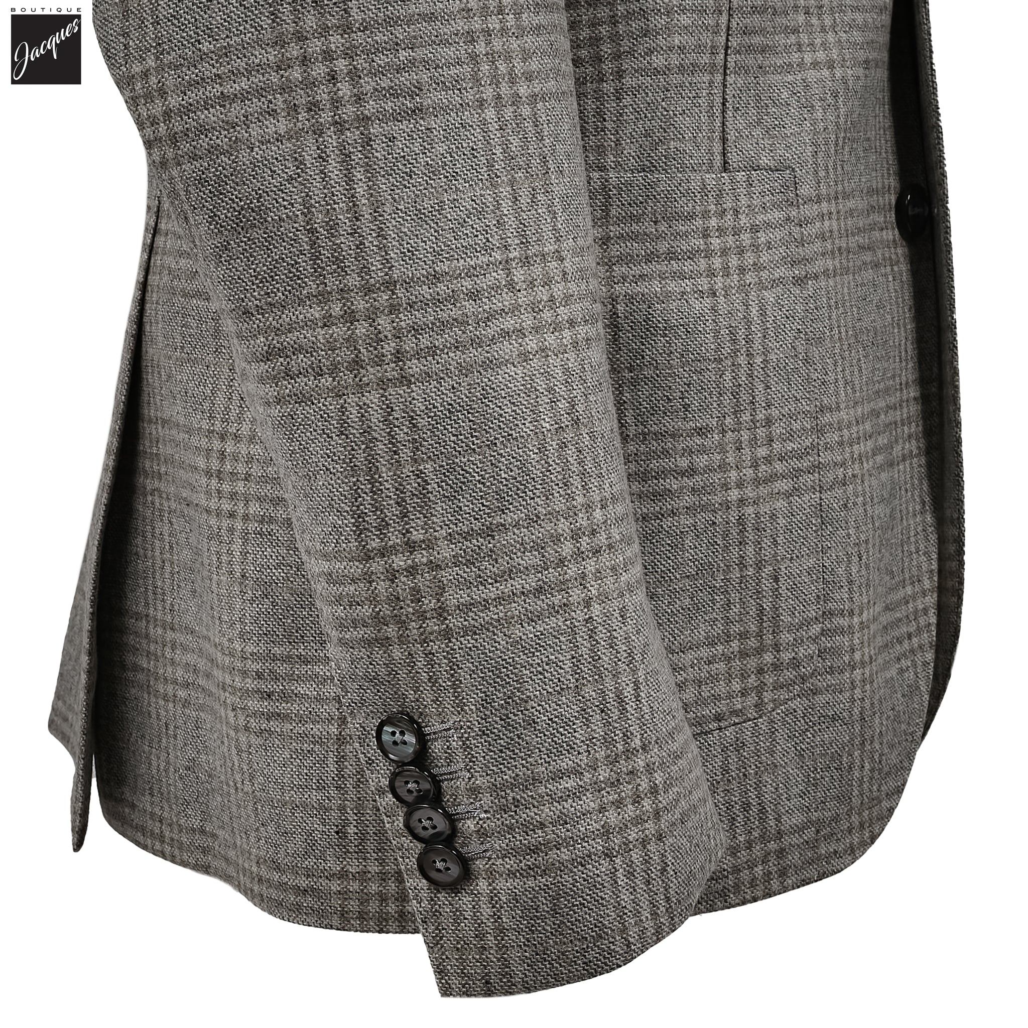 Gray Check Wool Unconstructed Contemporary Sport Jacket - L.B.M. 1911